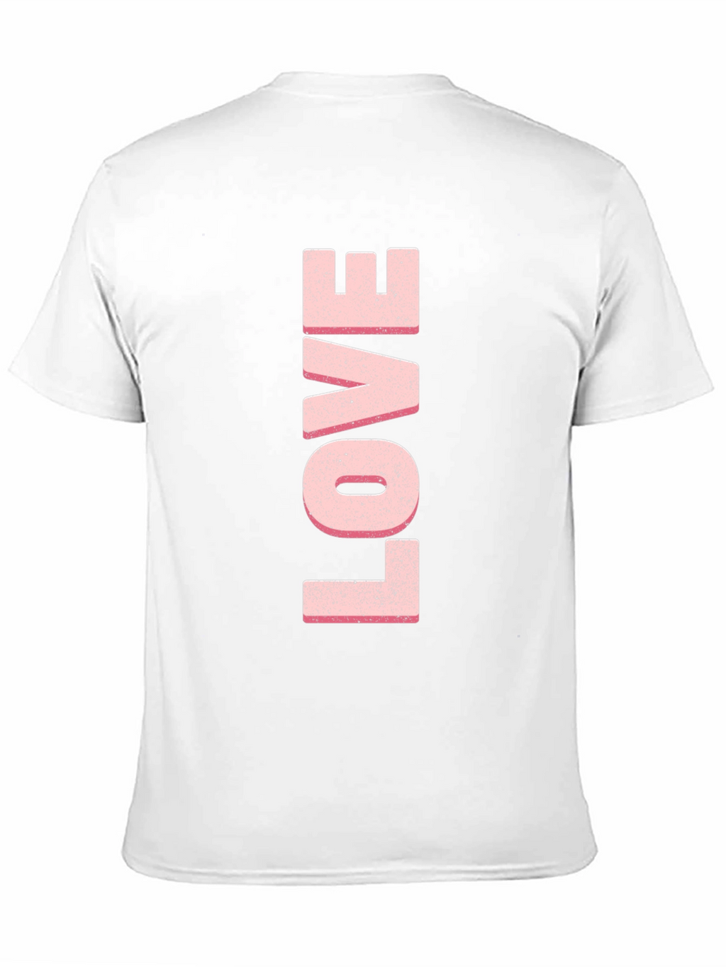 Love T-Shirt - Pink Letter Print