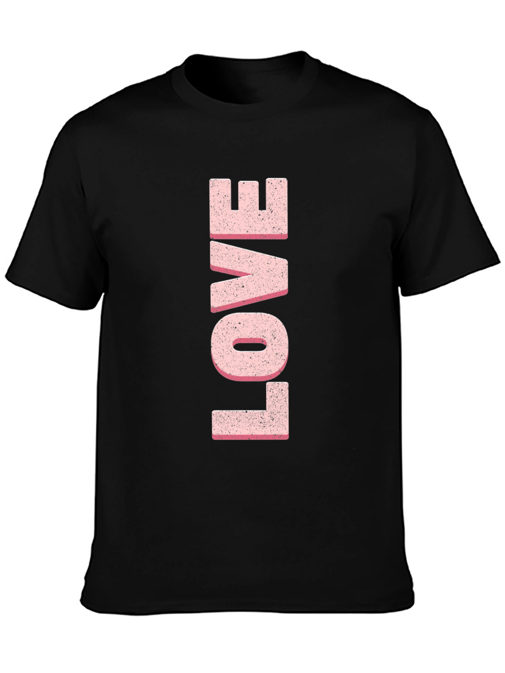 Love T-Shirt - Pink Letter Print