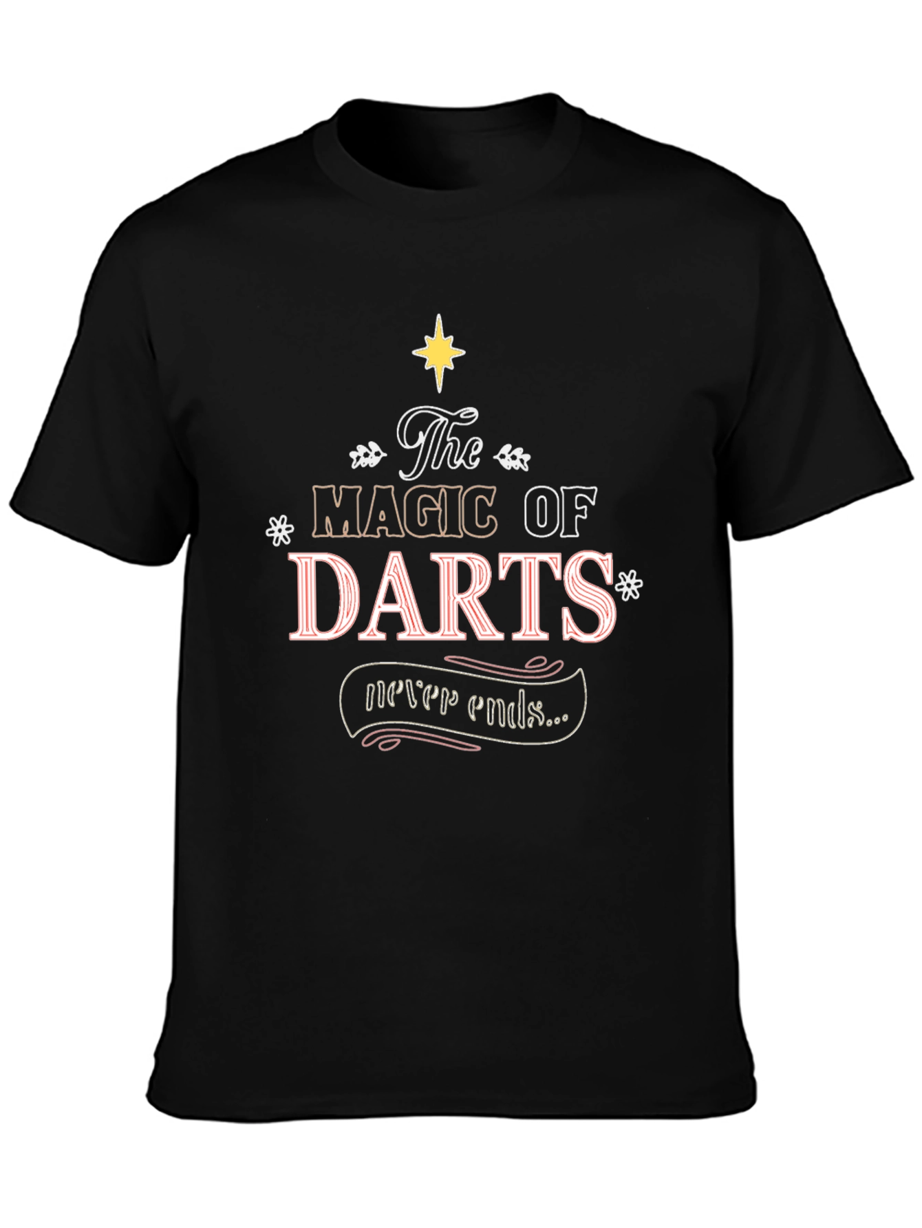 Magic of Darts Graphic Tee - Never Ends Shirt