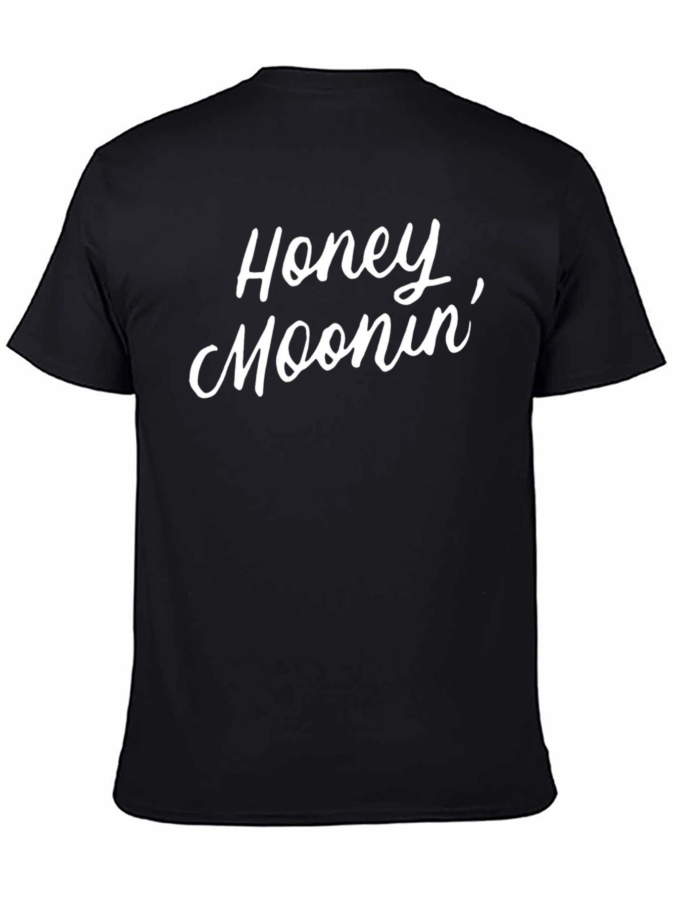 Honey Moonin Graphic Tee - Stylish Black T-Shirt