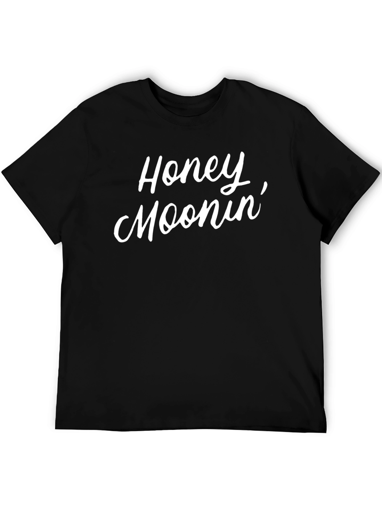 Honey Moonin Graphic Tee - Stylish Black T-Shirt