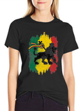 Rasta Lion T-Shirt - Reggae Inspired Tee