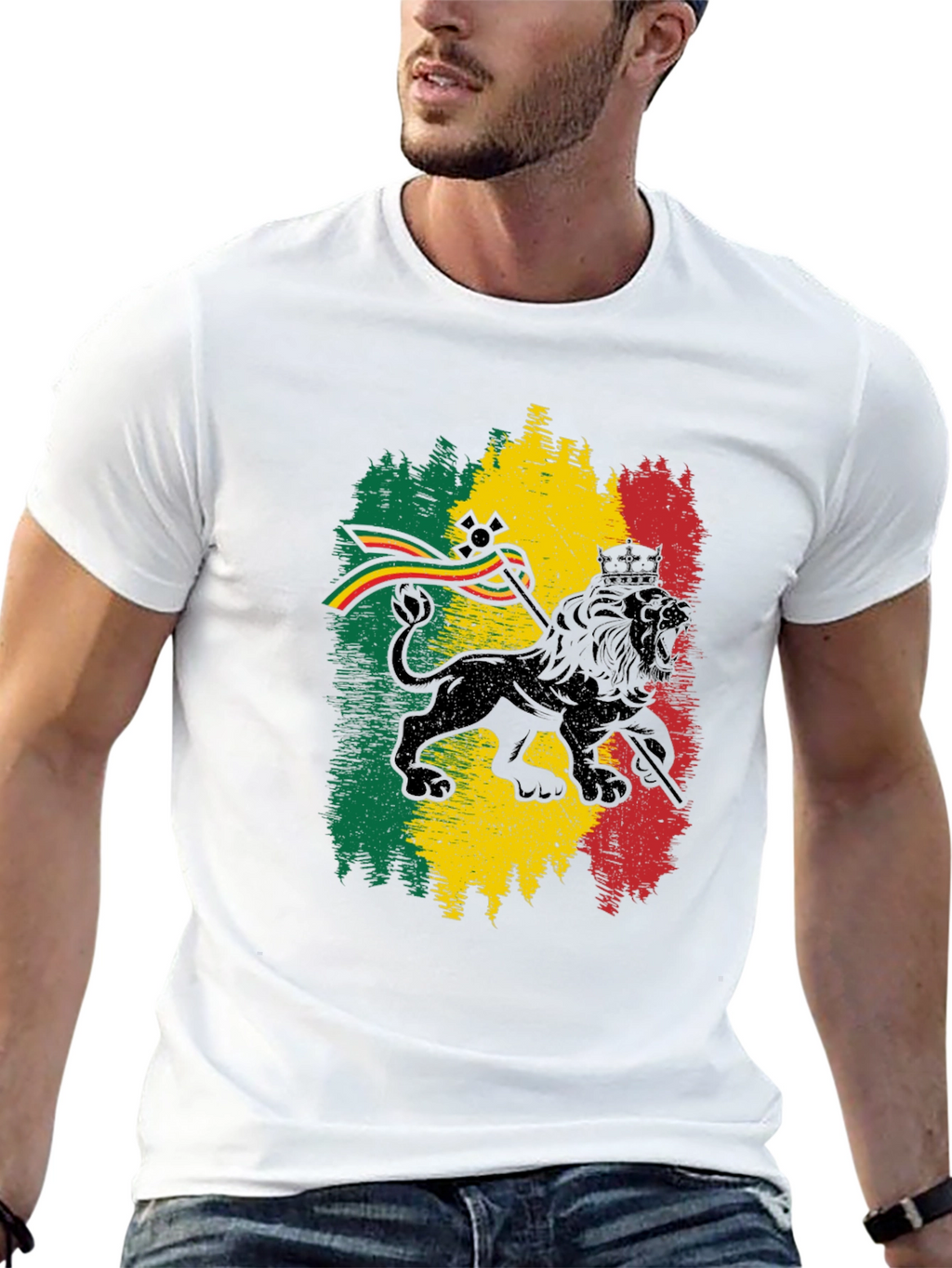 Rasta Lion T-Shirt - Reggae Inspired Tee