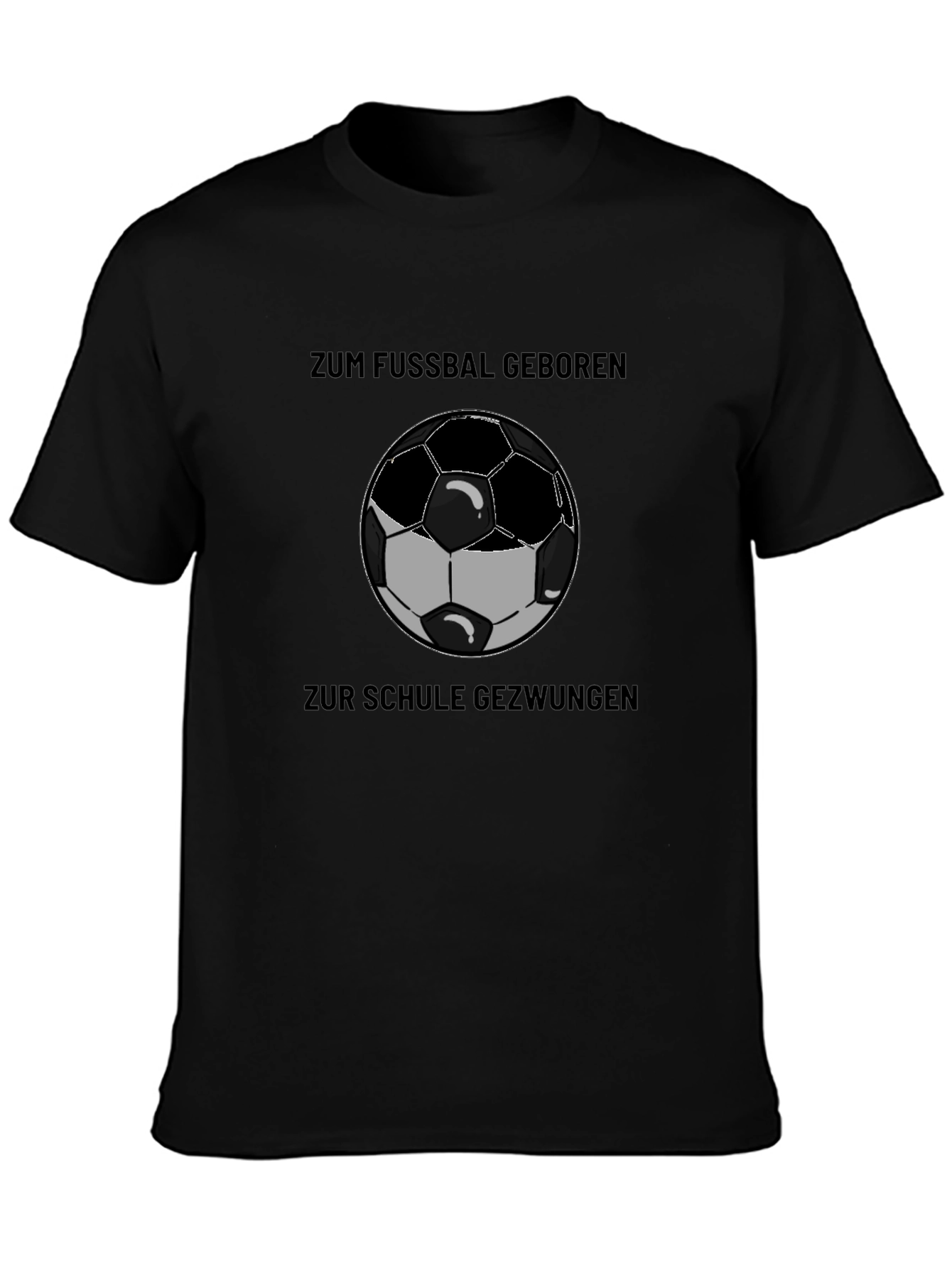Soccer Fan T-Shirt - Zum Fussbal Geboren