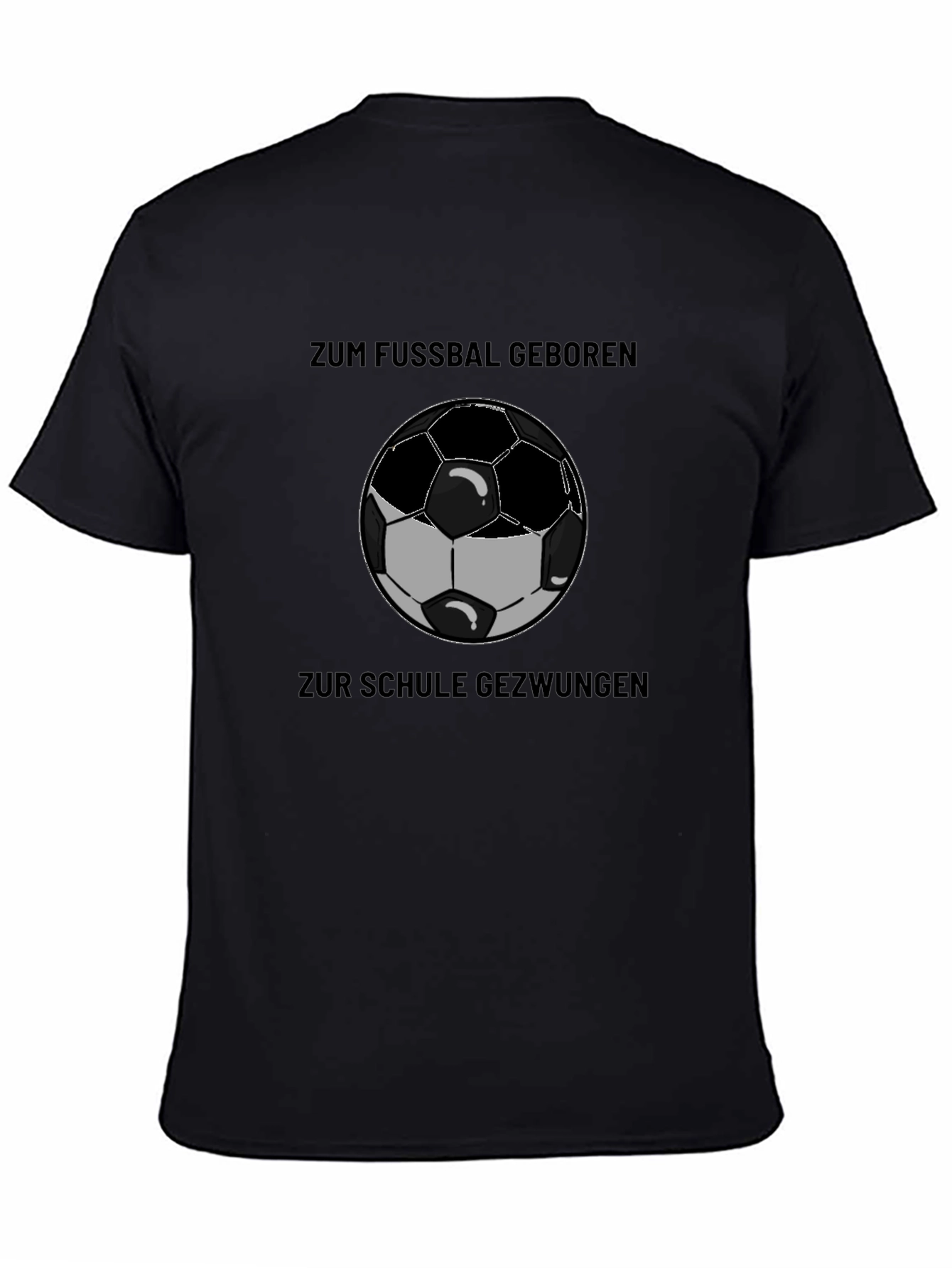 Soccer Fan T-Shirt - Zum Fussbal Geboren