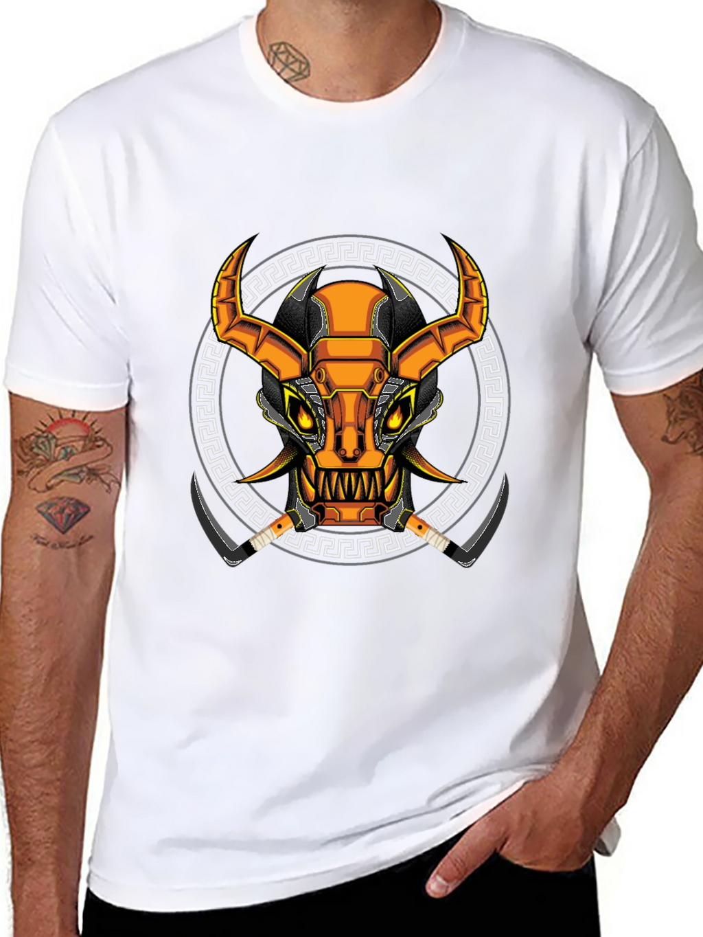 Cyberpunk Bull T-Shirt - Urban Graphic Tee