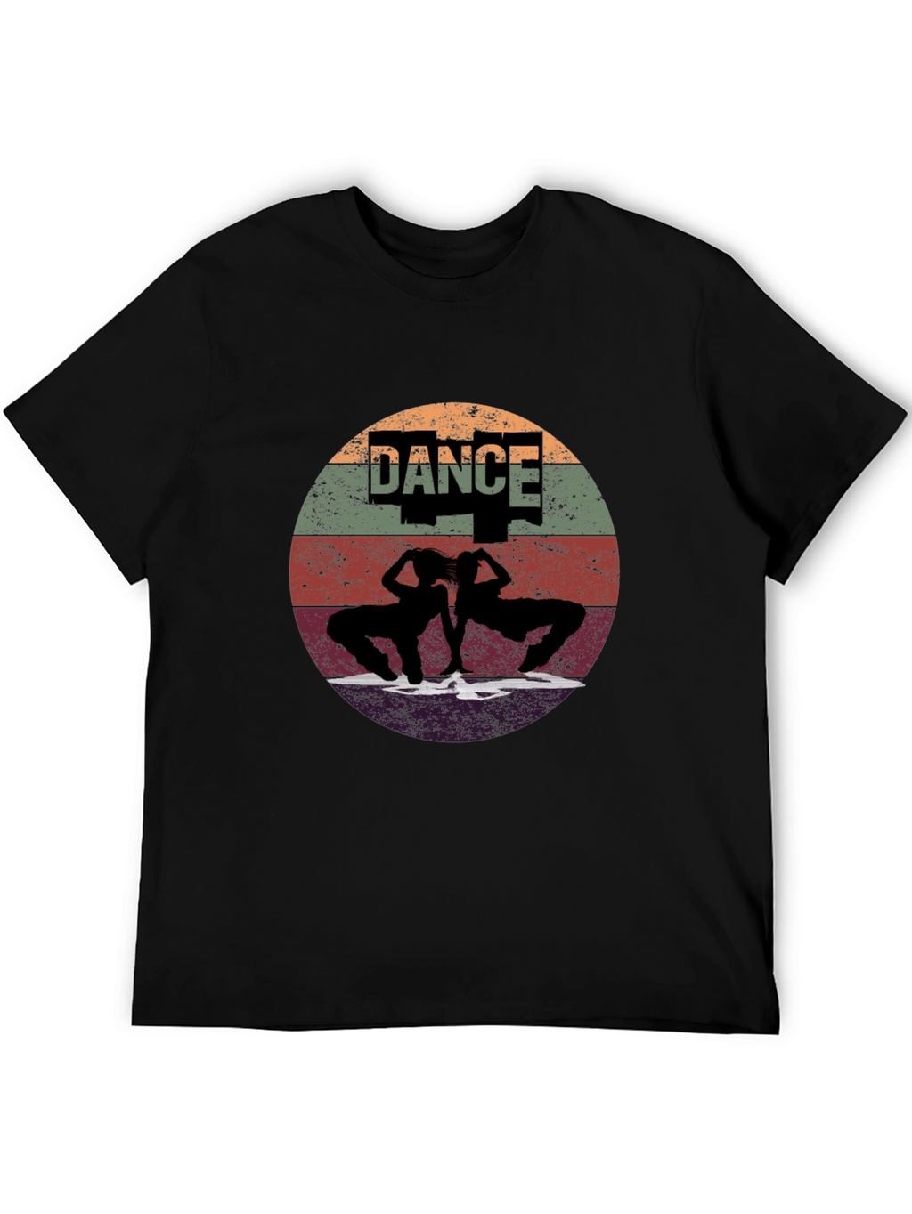 Retro Dance Silhouette Graphic Tee