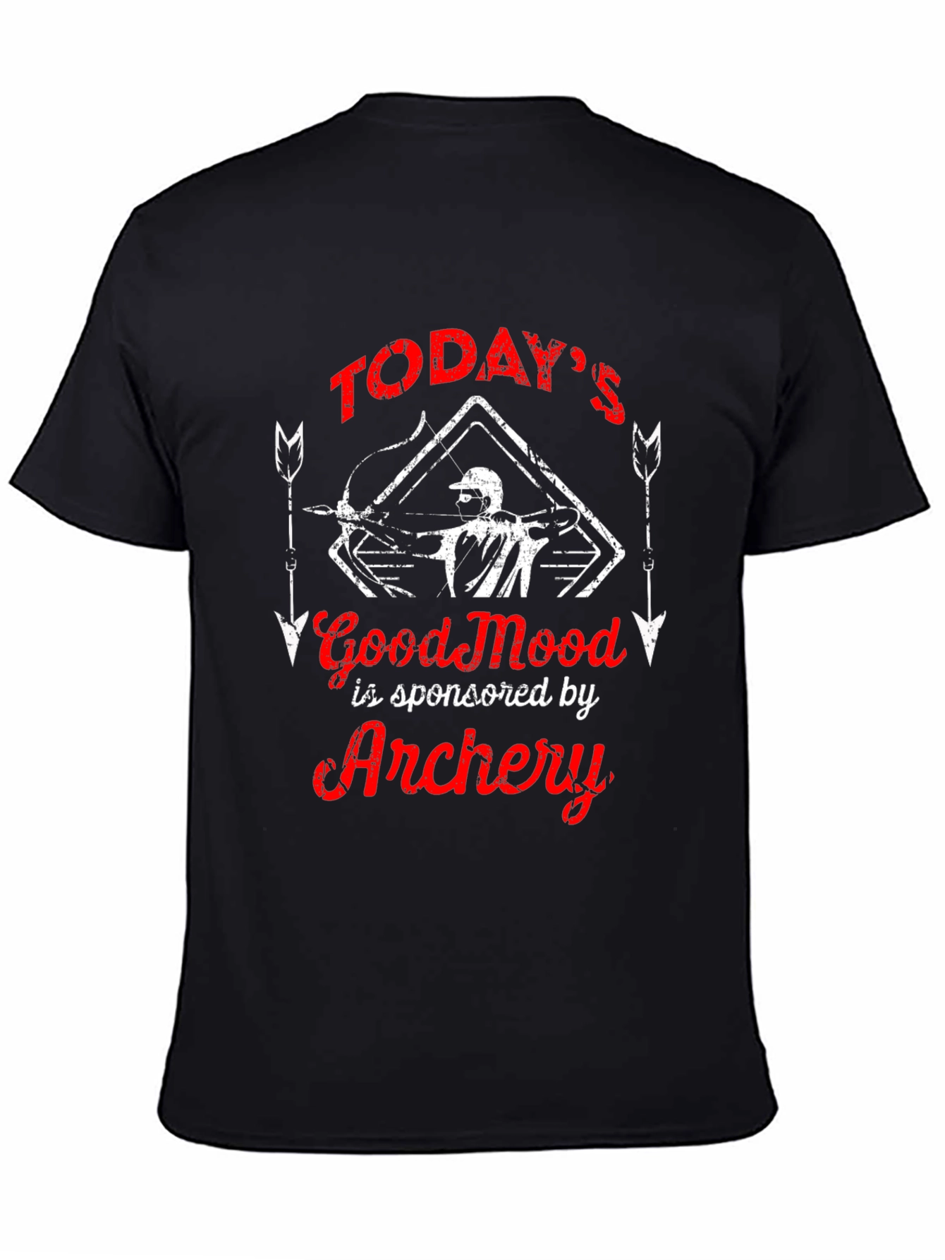 Archery T-Shirt - Todays Good Mood Archery Funny Tee