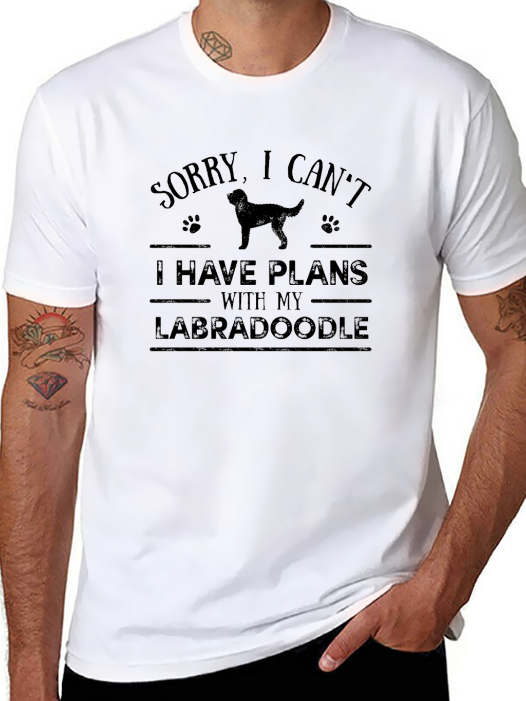 Labradoodle Plans Graphic T-Shirt