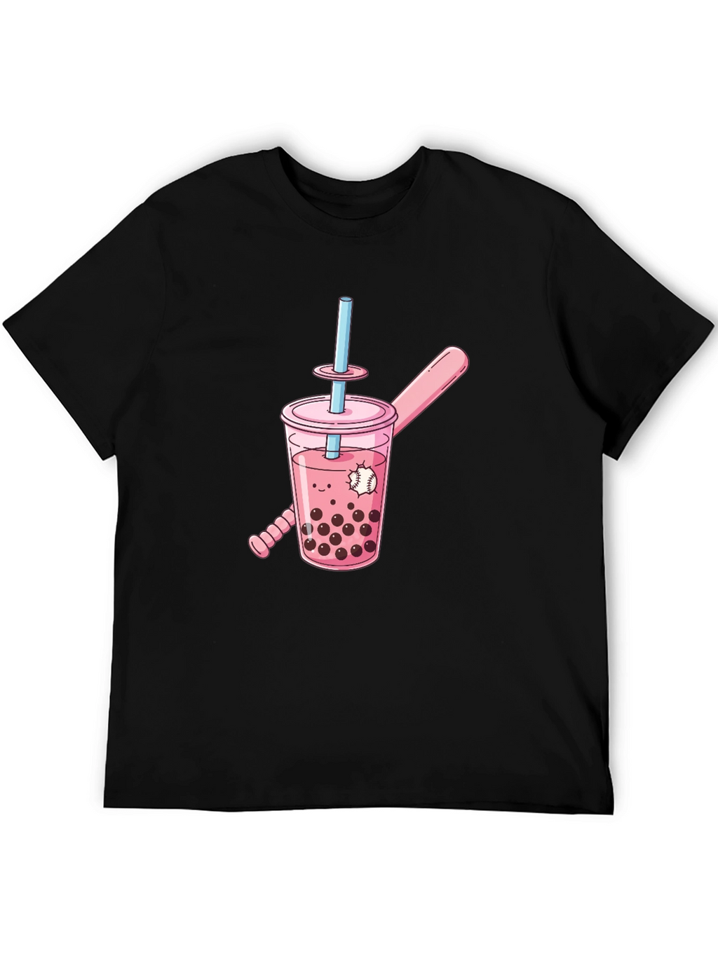 Bubble Tea Baseball Graphic Tee