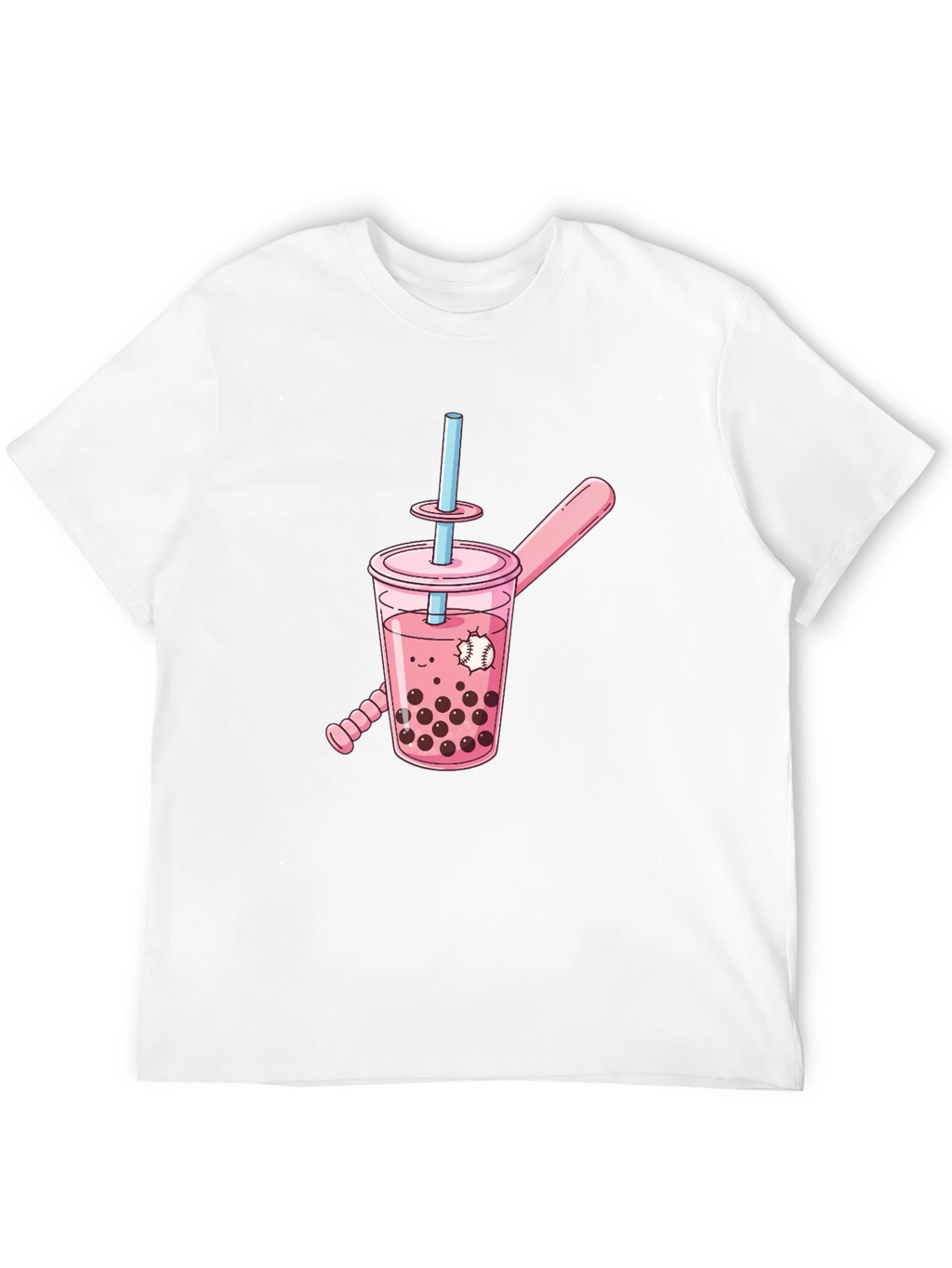 Bubble Tea Baseball Graphic Tee