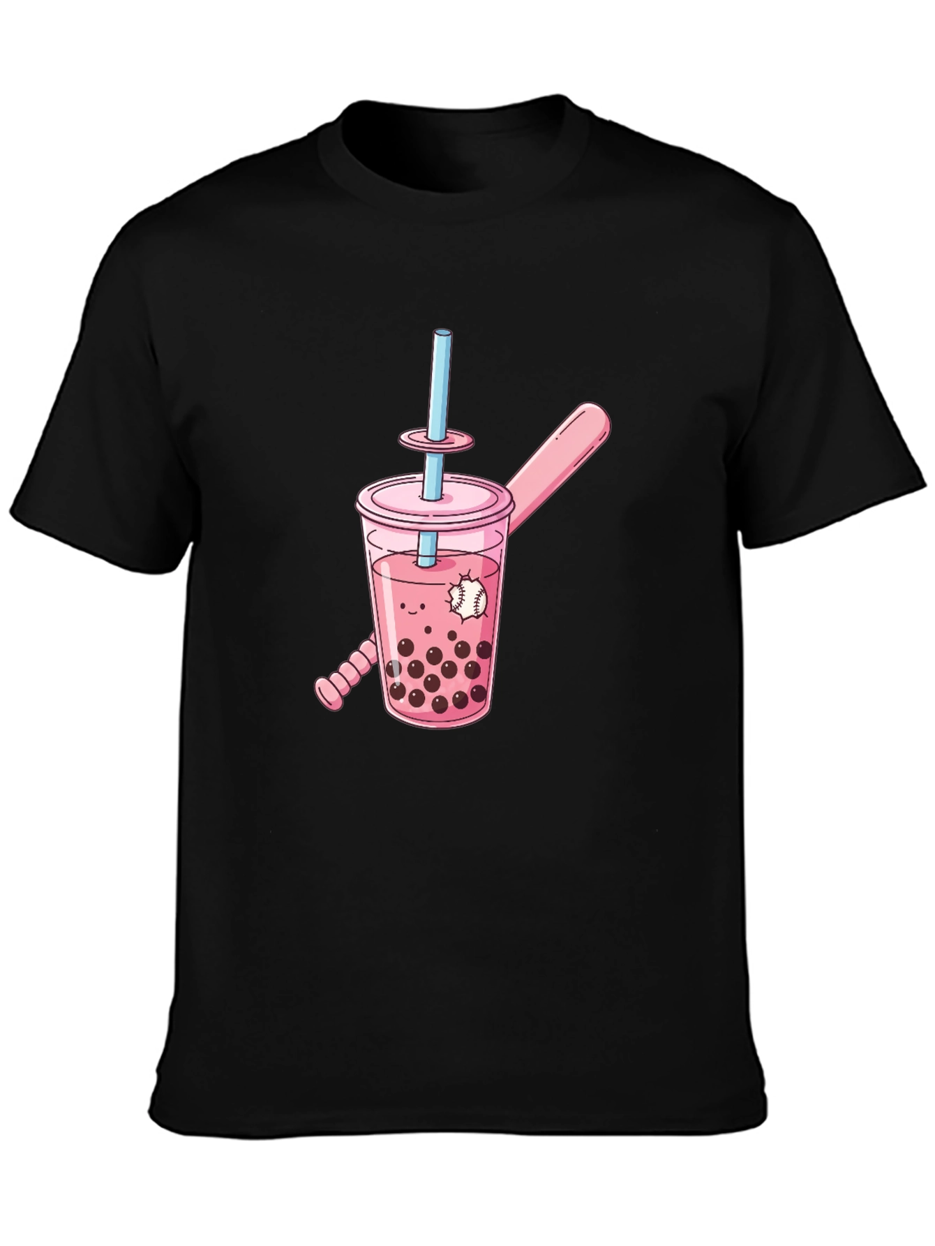 Bubble Tea Baseball Graphic Tee