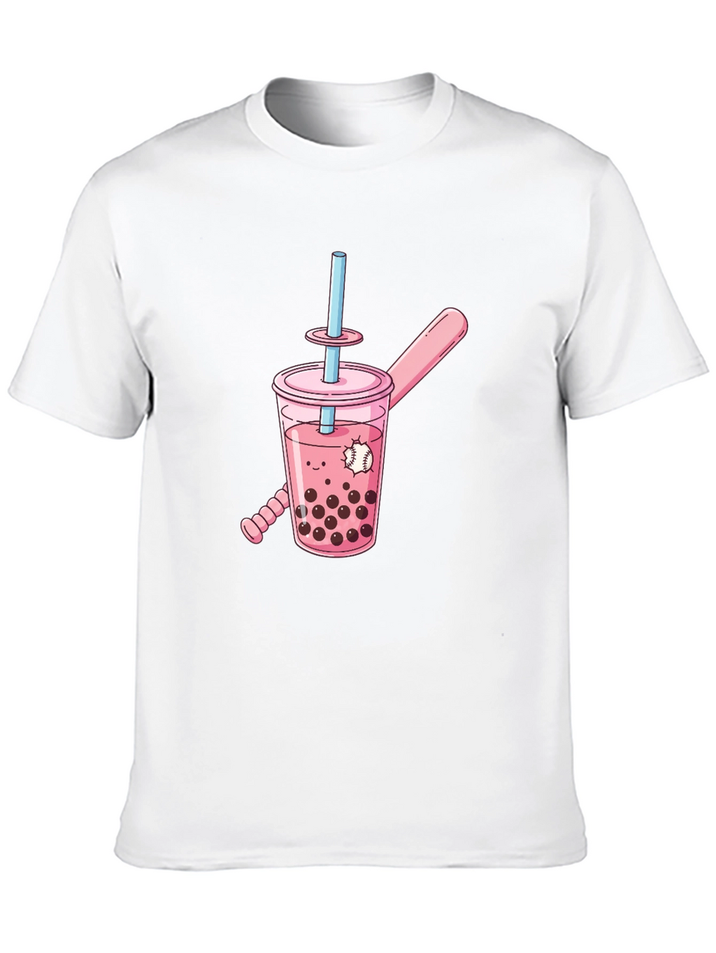Bubble Tea Baseball Graphic Tee