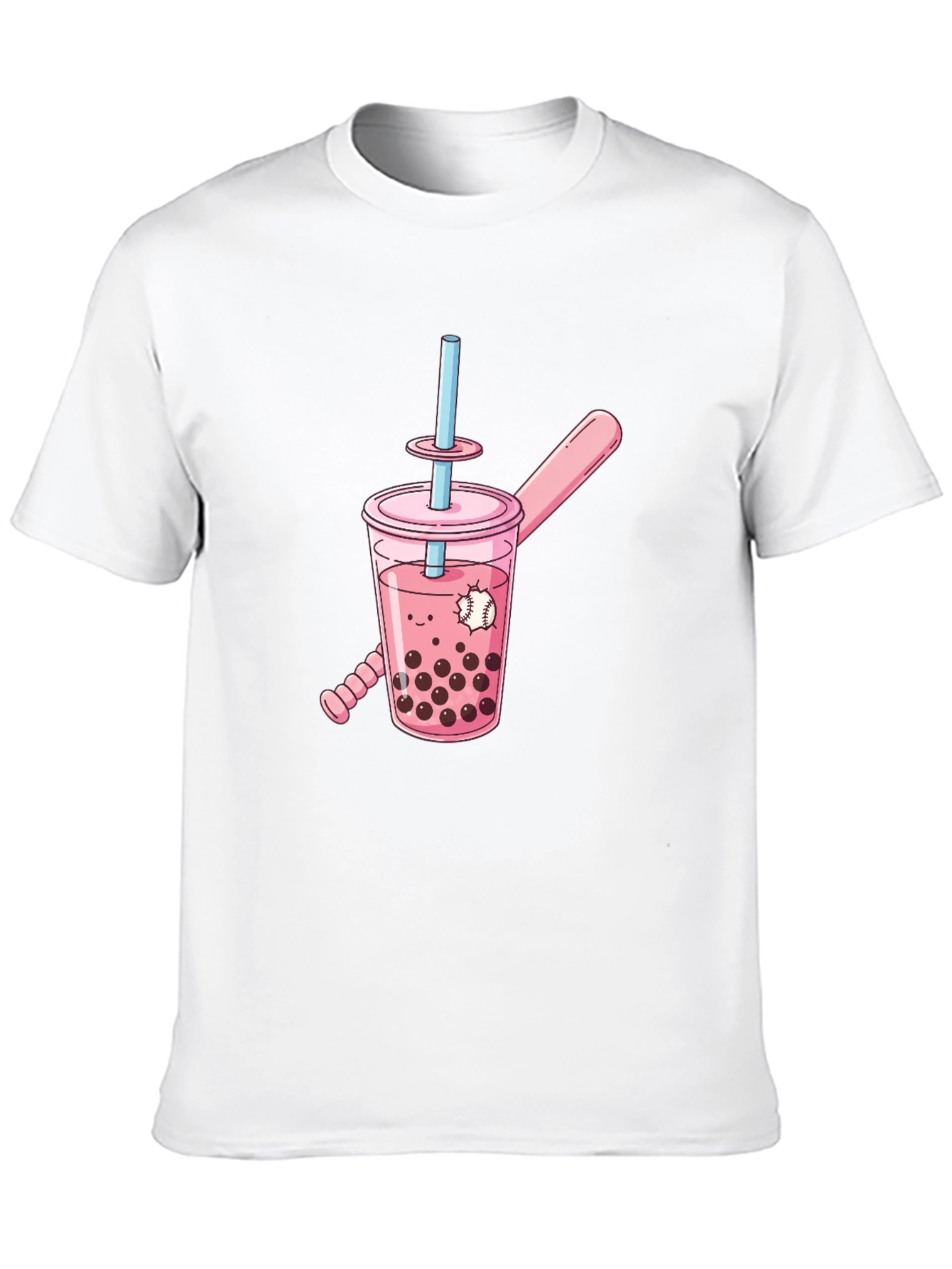 Bubble Tea Baseball Graphic Tee