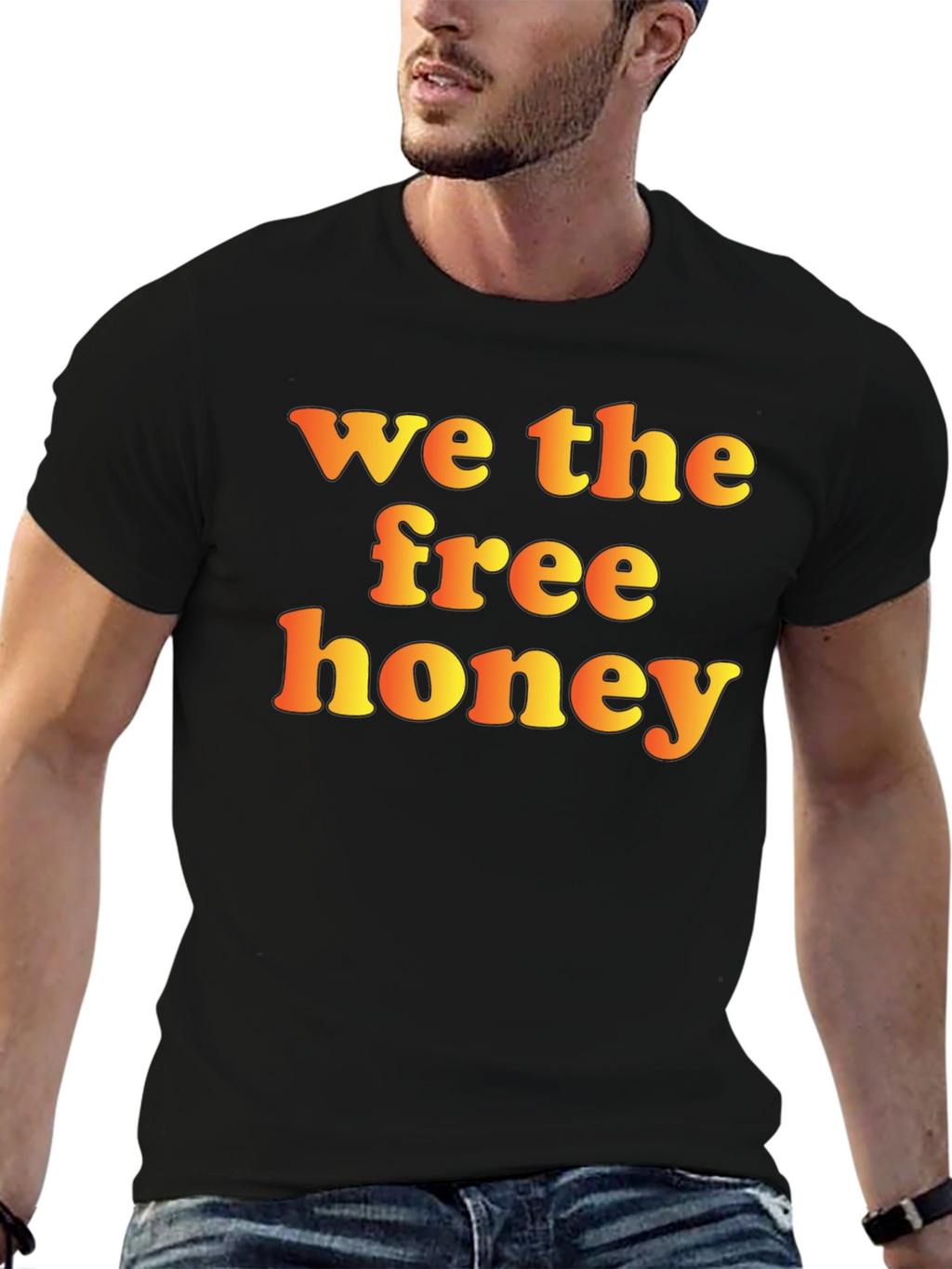 We The Free Honey Graphic Tee - Black