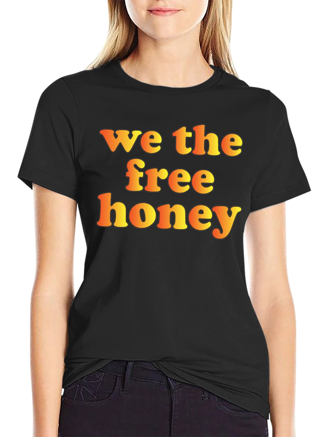 We The Free Honey Graphic Tee - Black