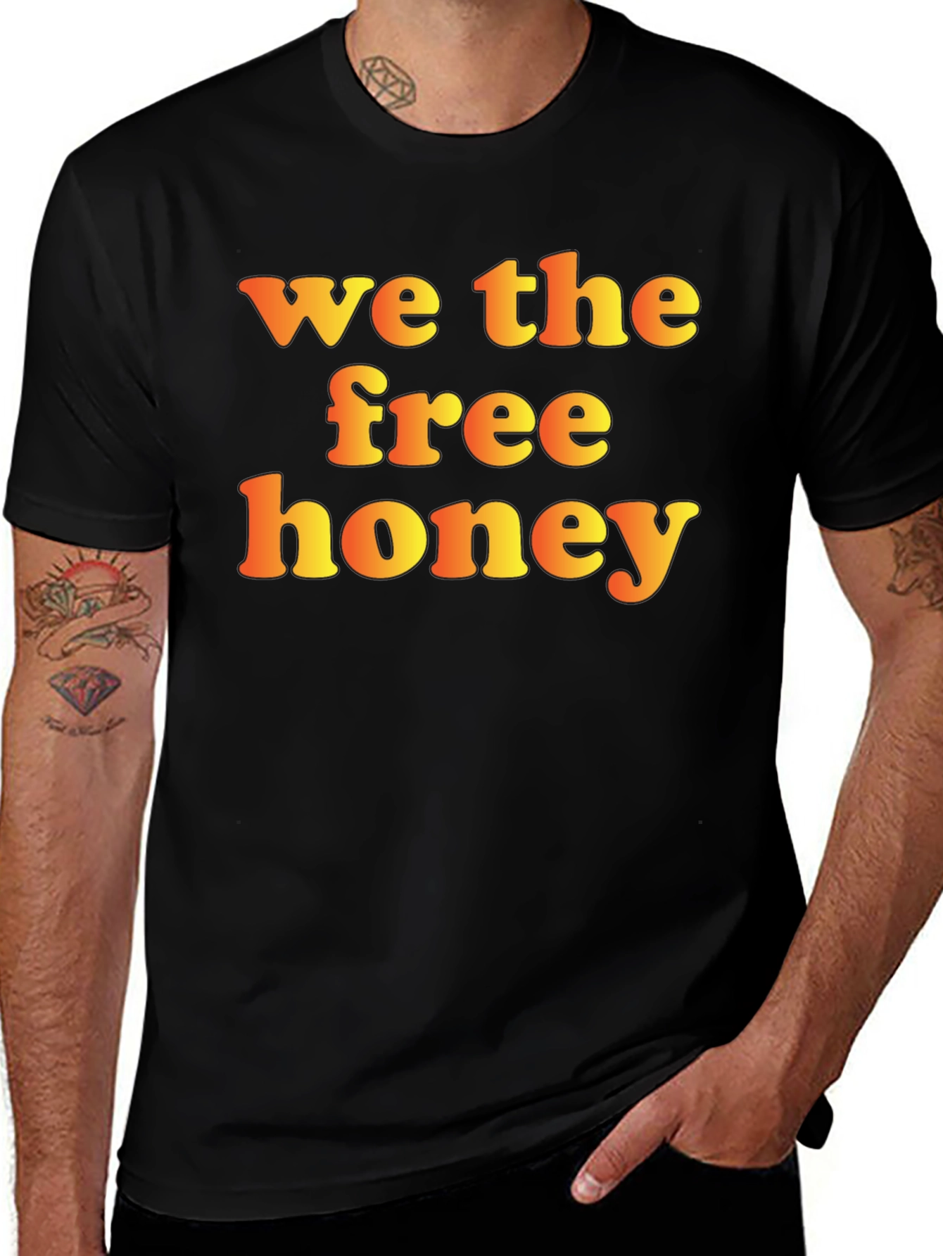 We The Free Honey Graphic Tee - Black