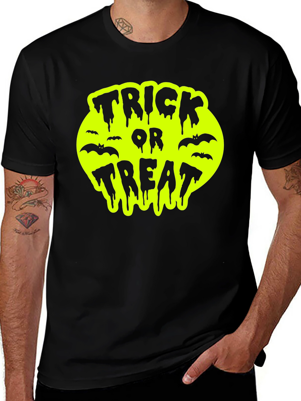 Halloween Trick or Treat Graphic Tee