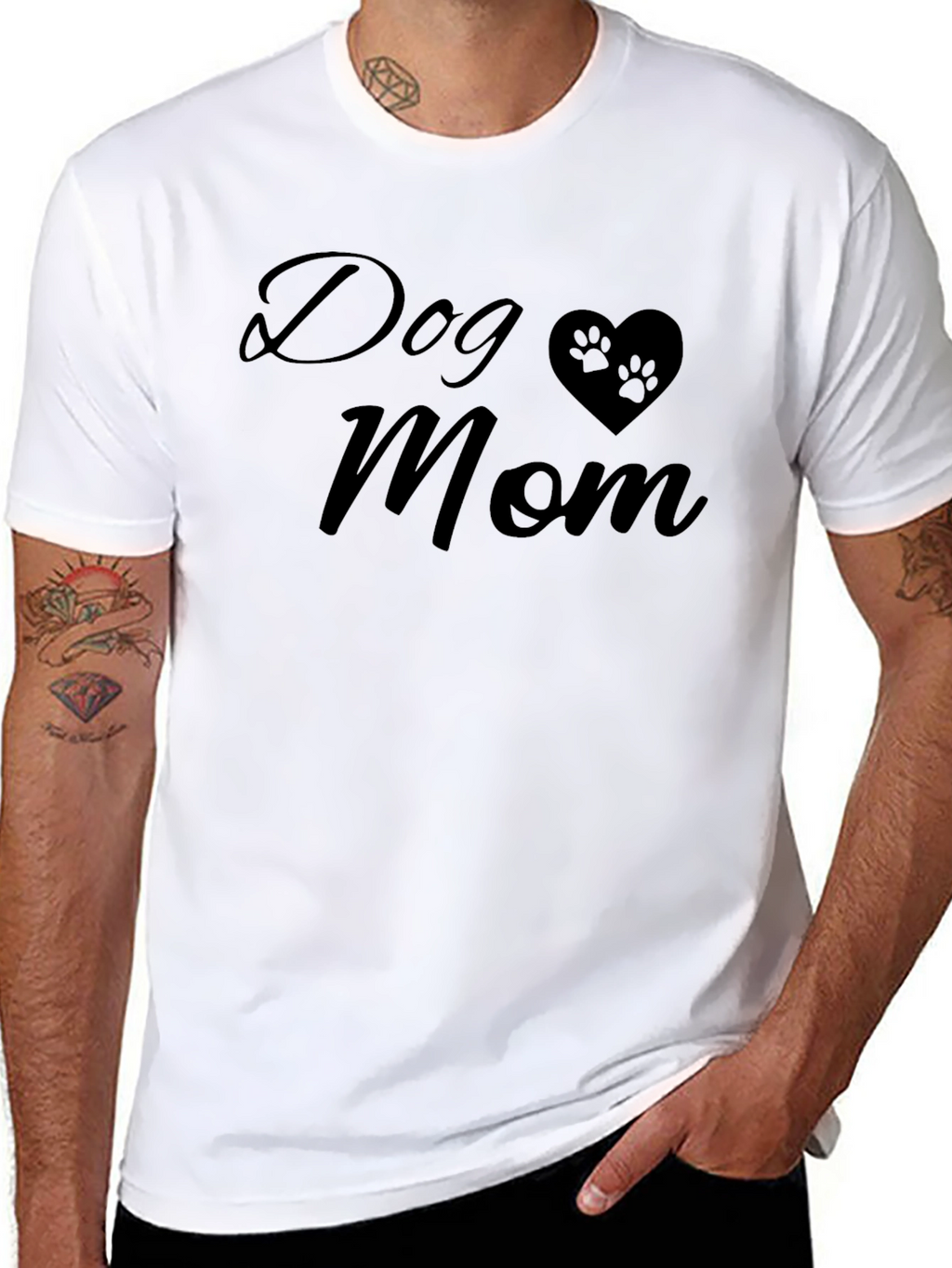 Dog Mom Graphic T-Shirt