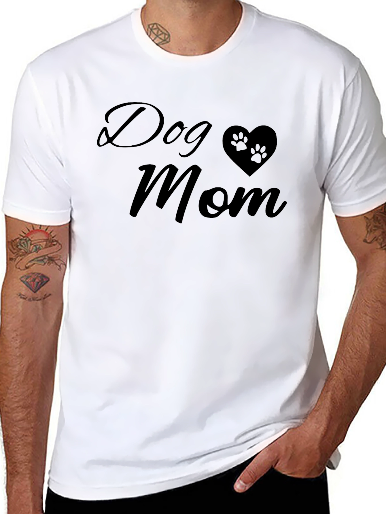 Dog Mom Graphic T-Shirt
