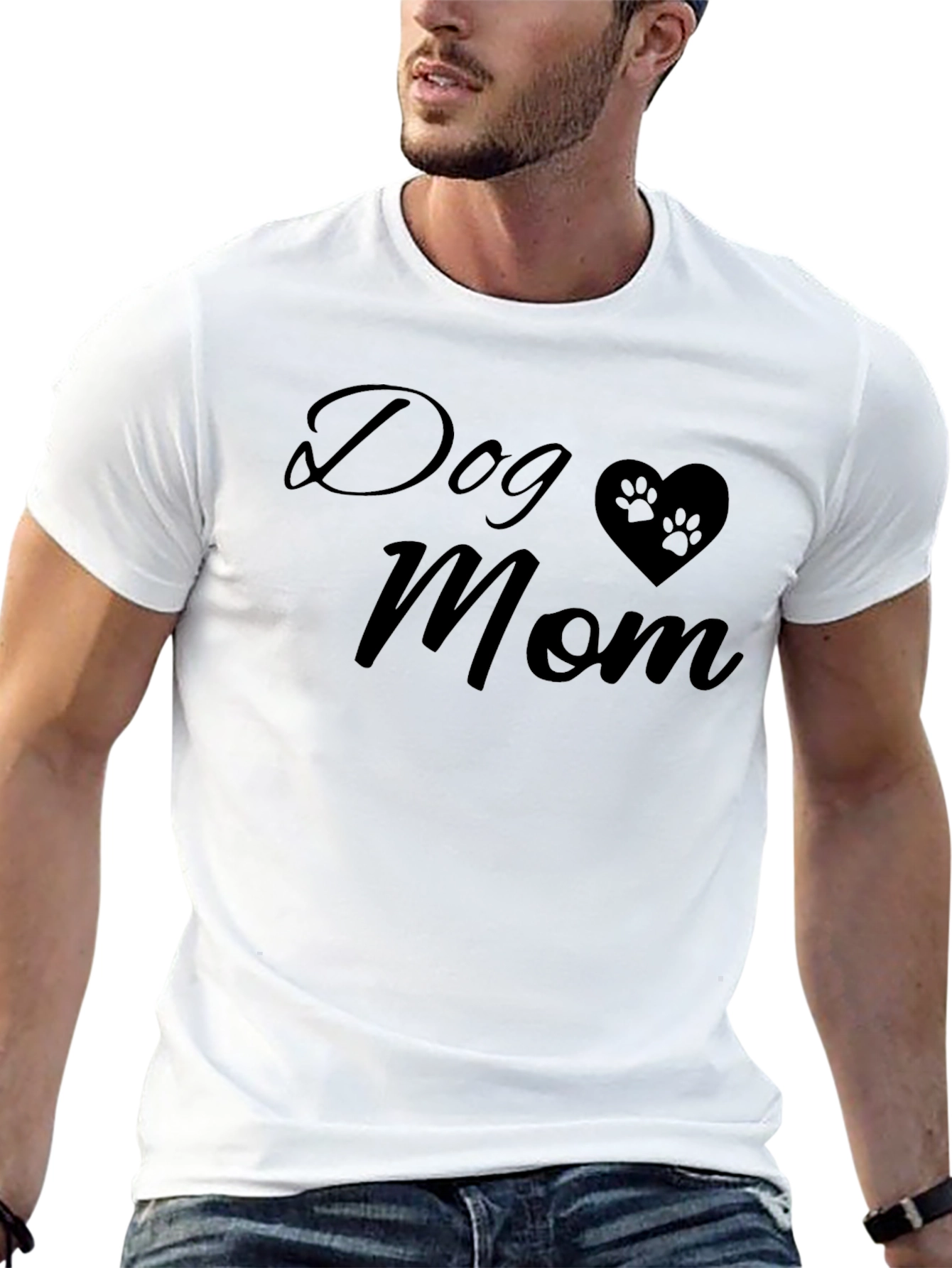 Dog Mom Graphic T-Shirt