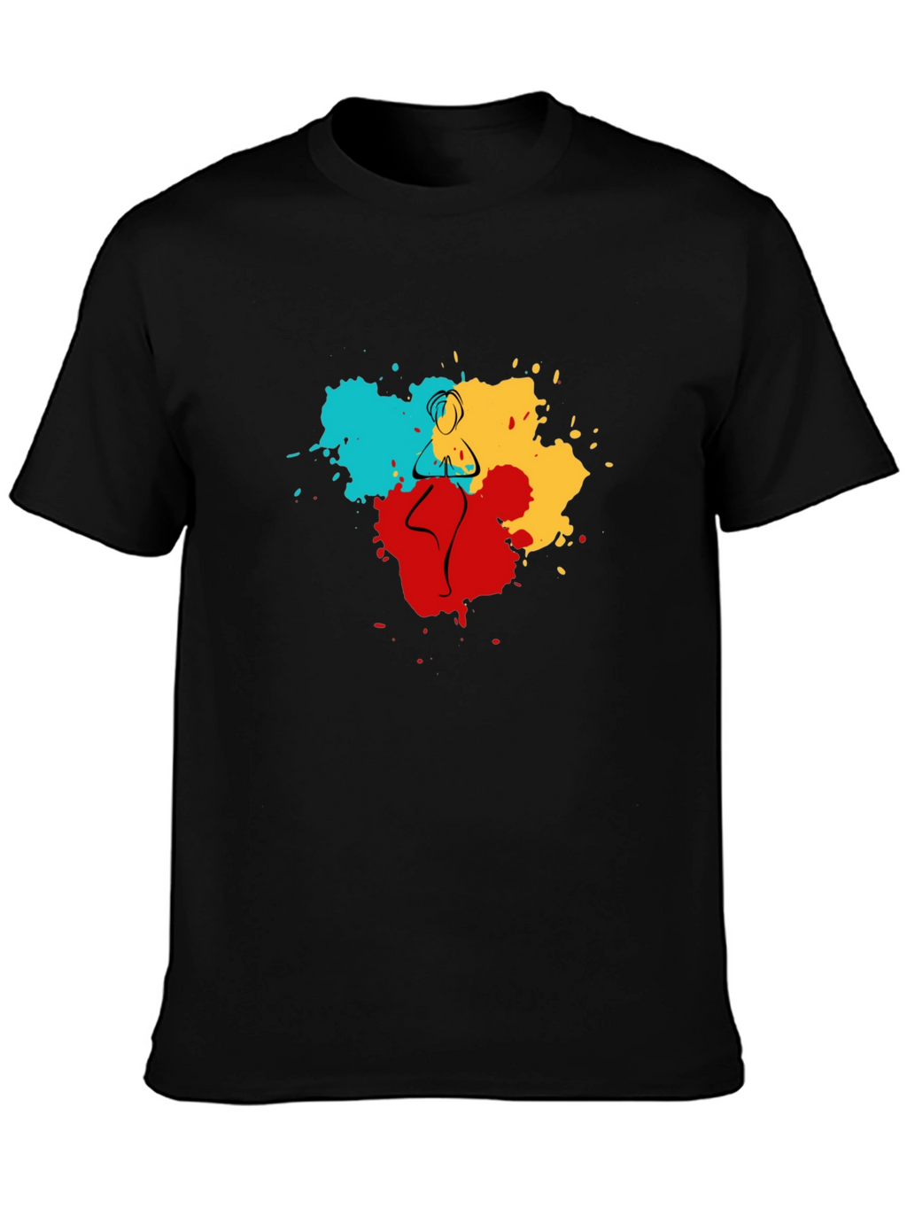 Yoga Pose Art T-Shirt