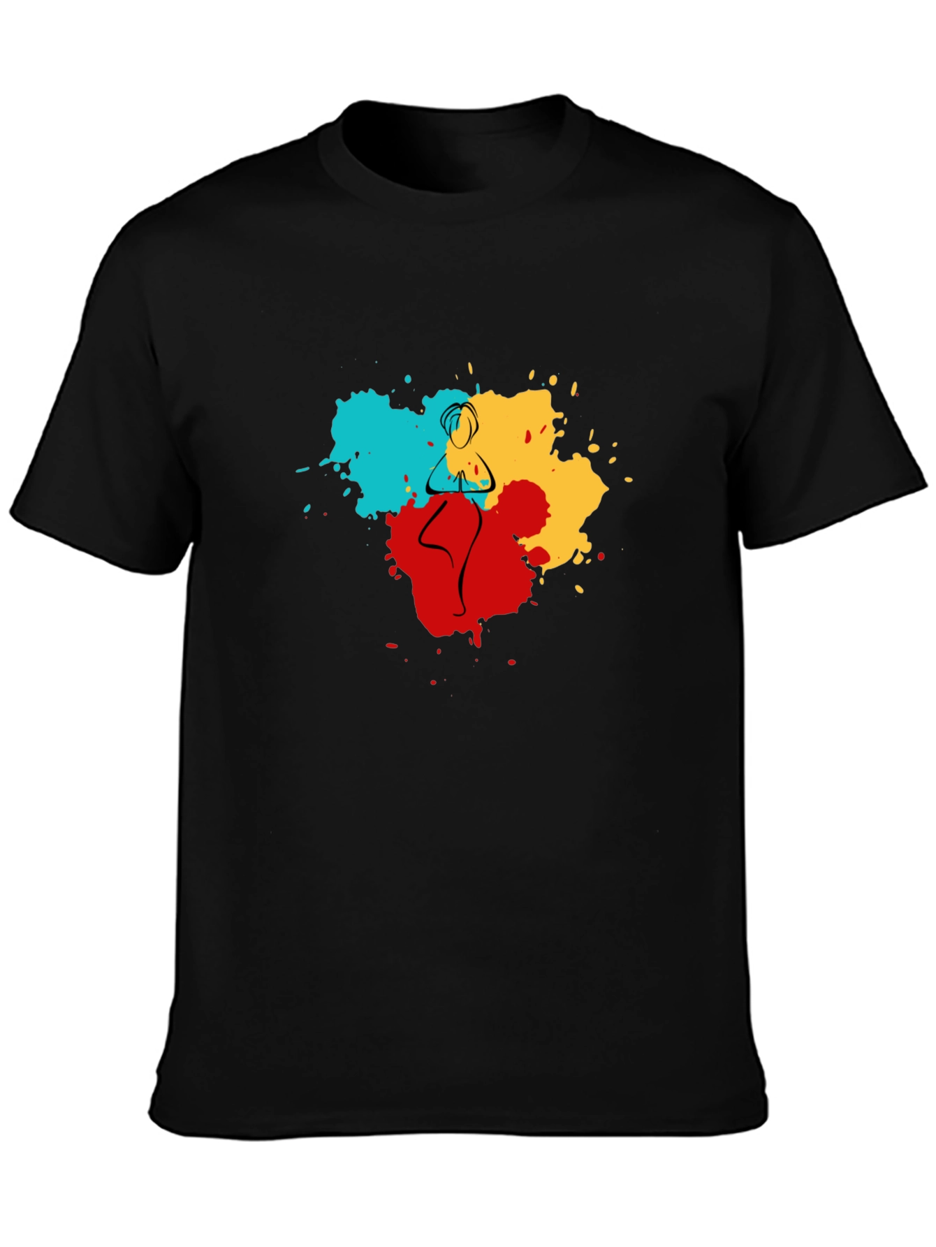 Yoga Pose Art T-Shirt