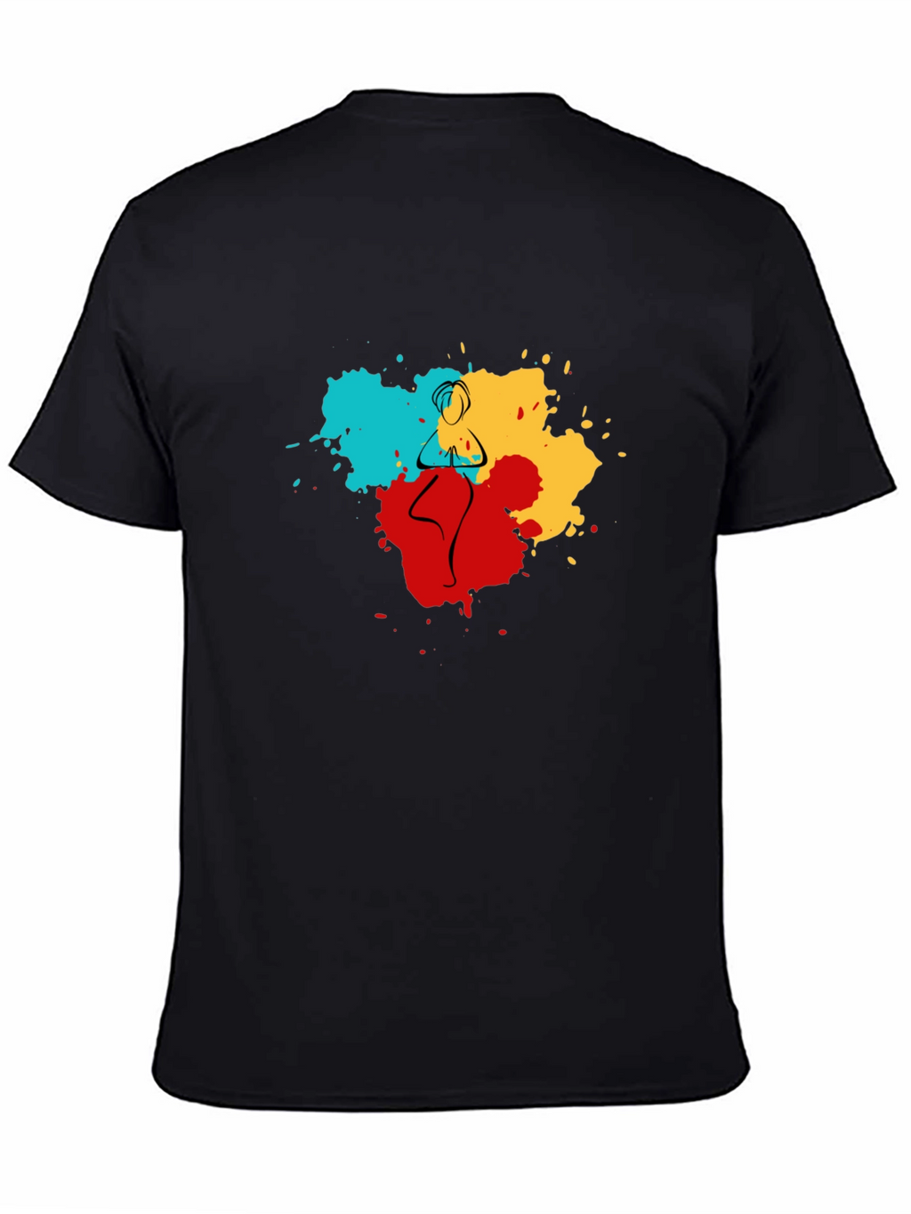 Yoga Pose Art T-Shirt