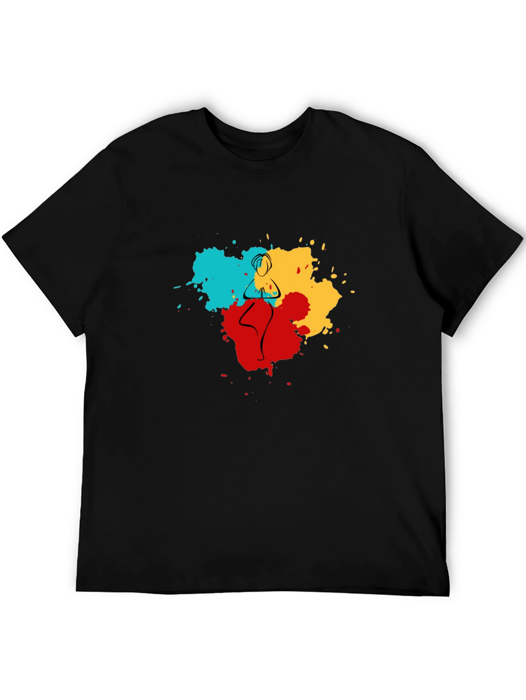 Yoga Pose Art T-Shirt