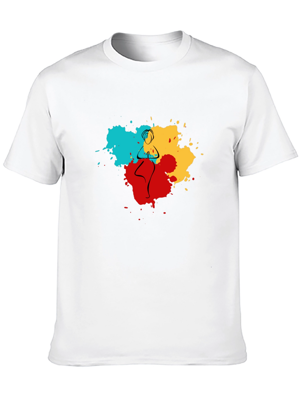 Yoga Pose Art T-Shirt