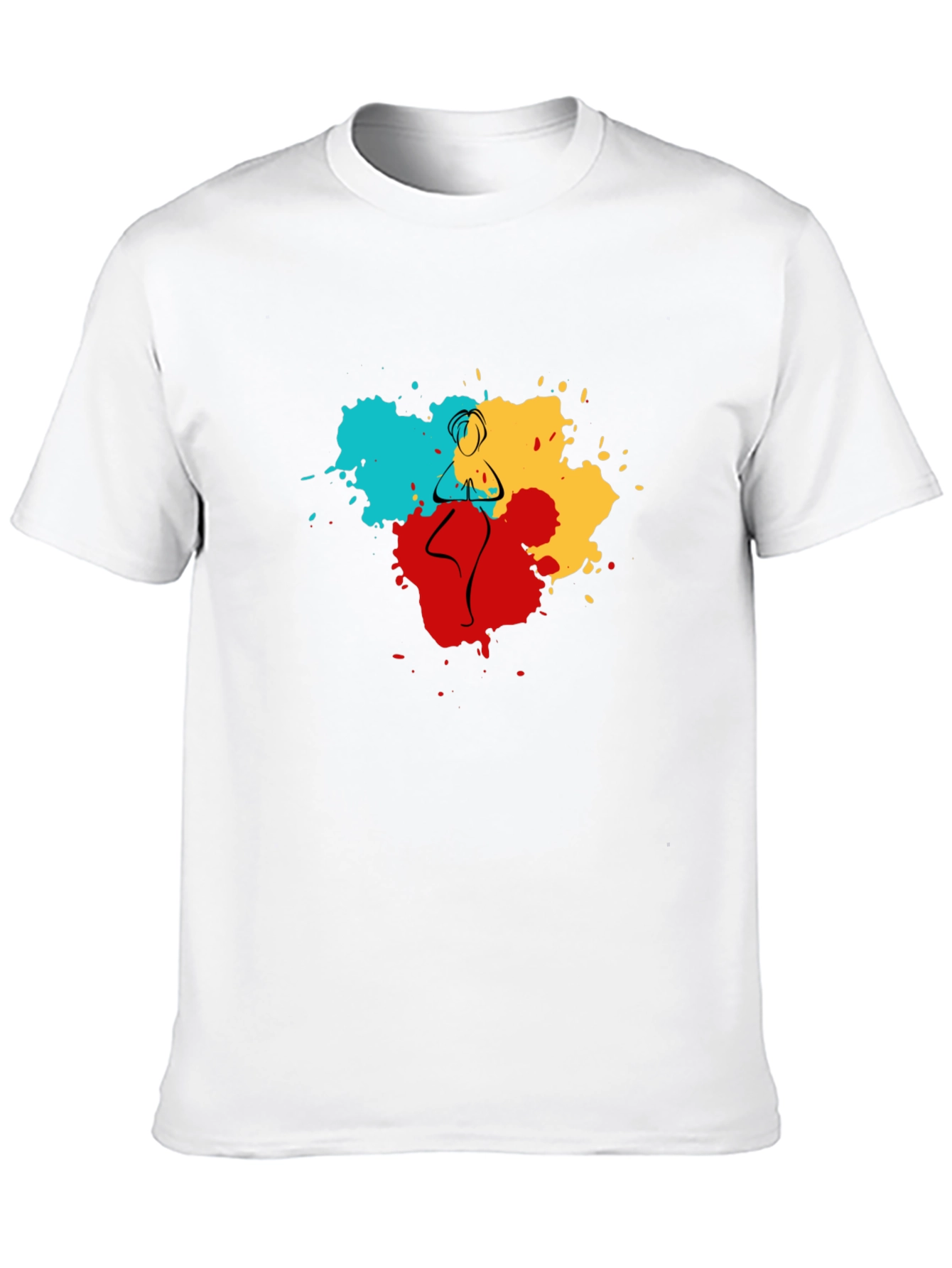 Yoga Pose Art T-Shirt