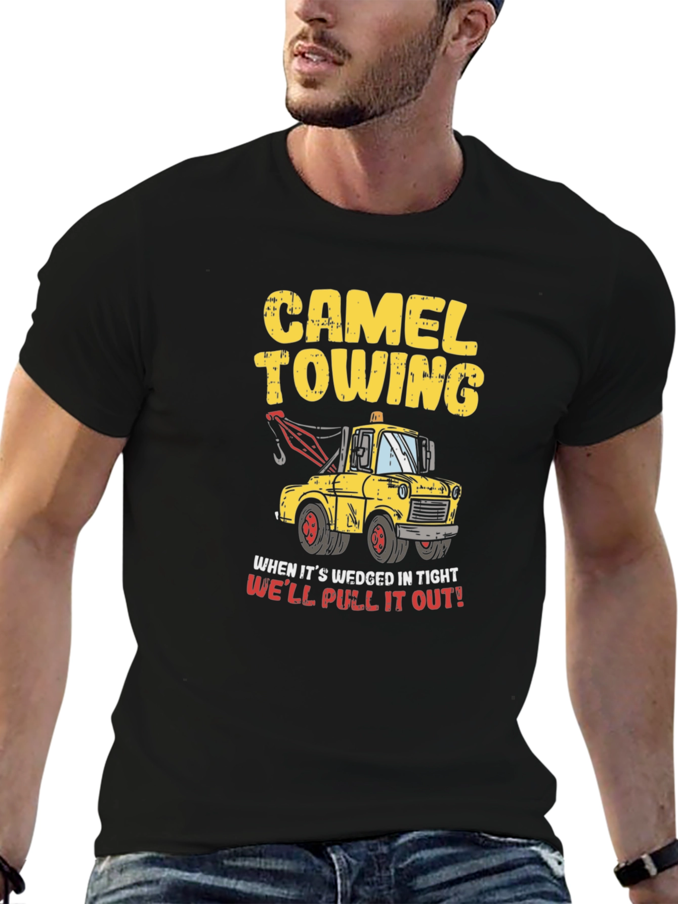 Camel Towing T-Shirt: Funny Automotive Humor