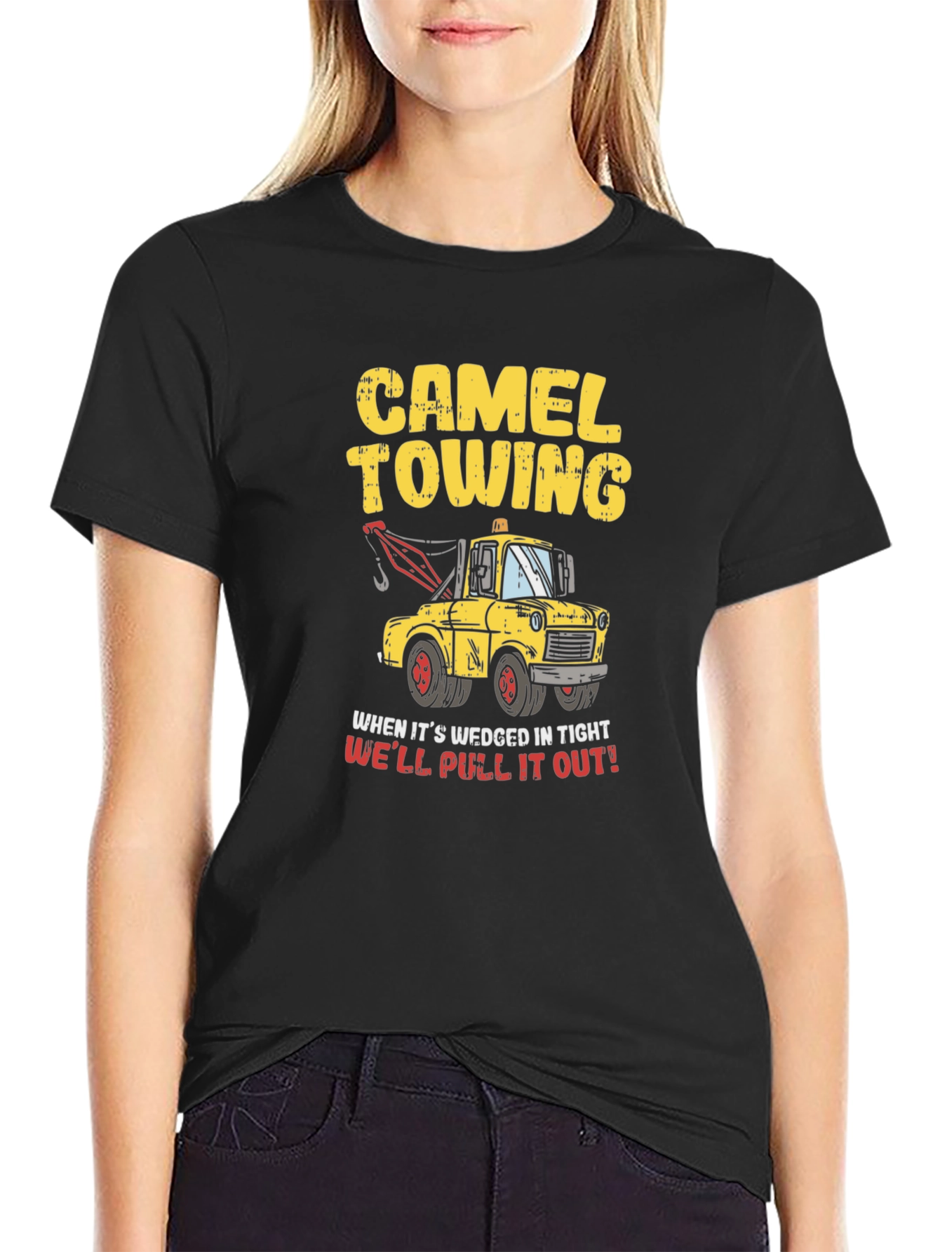 Camel Towing T-Shirt: Funny Automotive Humor