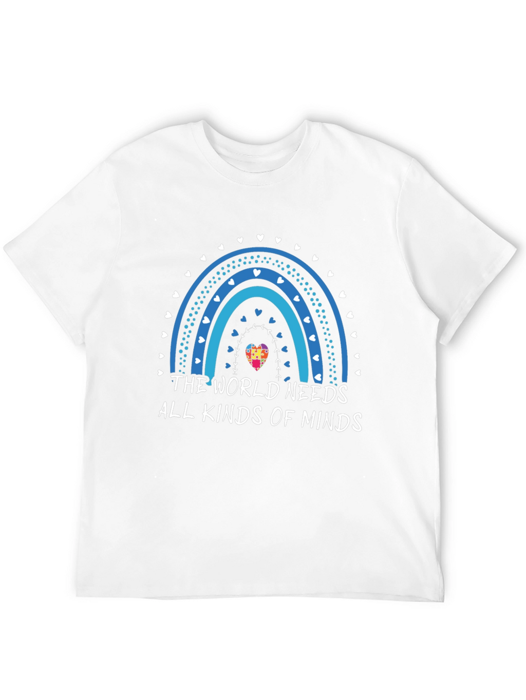 Autism Awareness Rainbow Mind T-Shirt