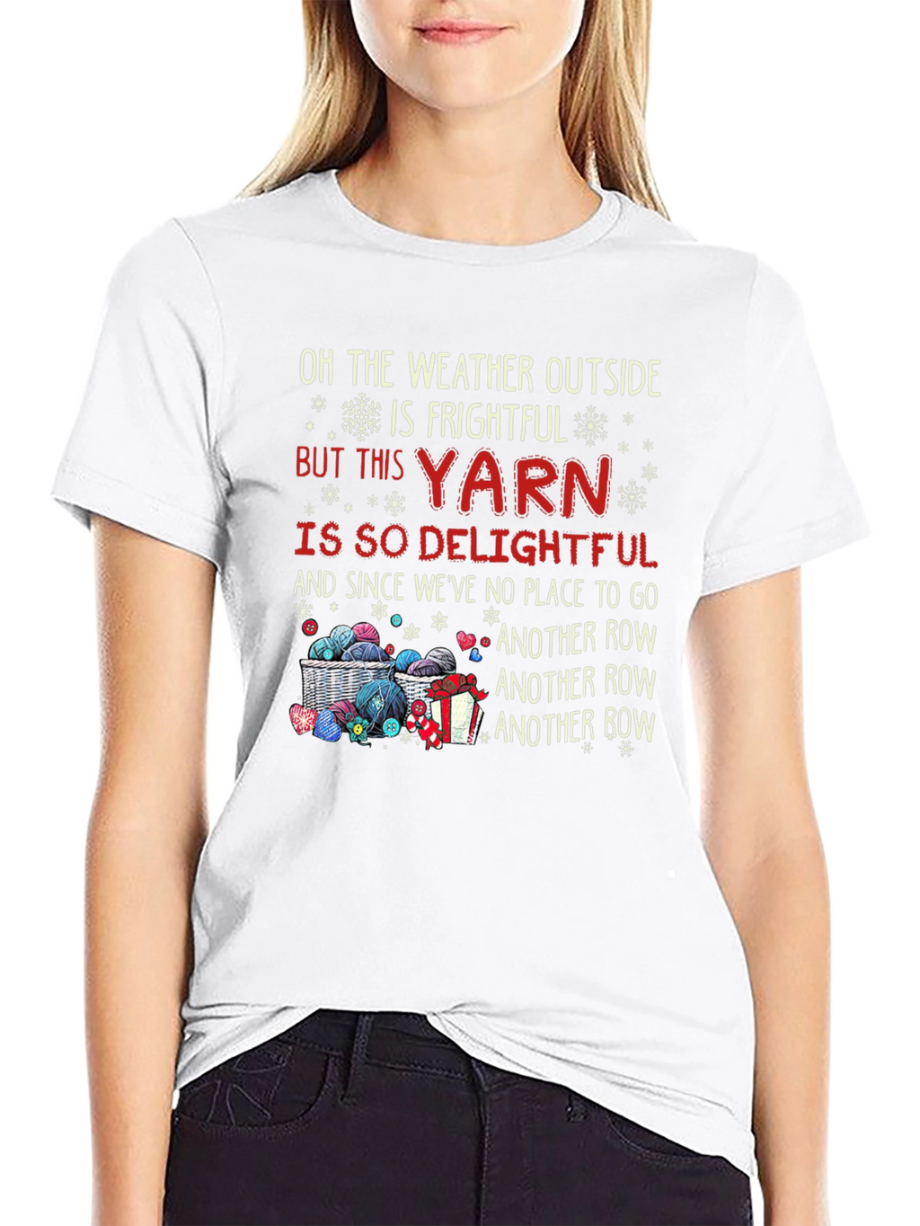 Frightful Weather Delightful Yarn T-Shirt