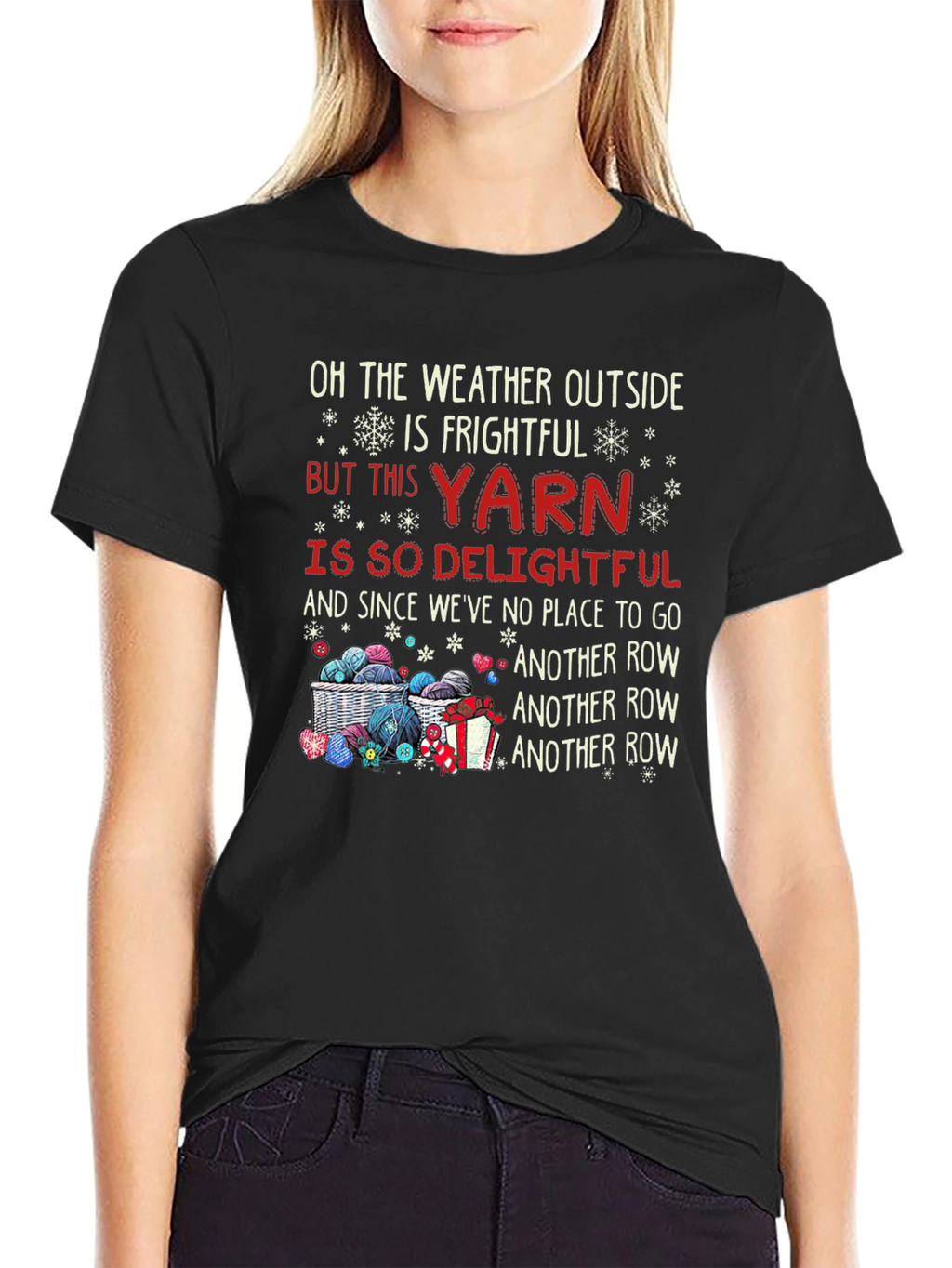 Frightful Weather Delightful Yarn T-Shirt