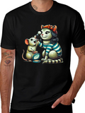 Cat & Mouse Makeup T-Shirt
