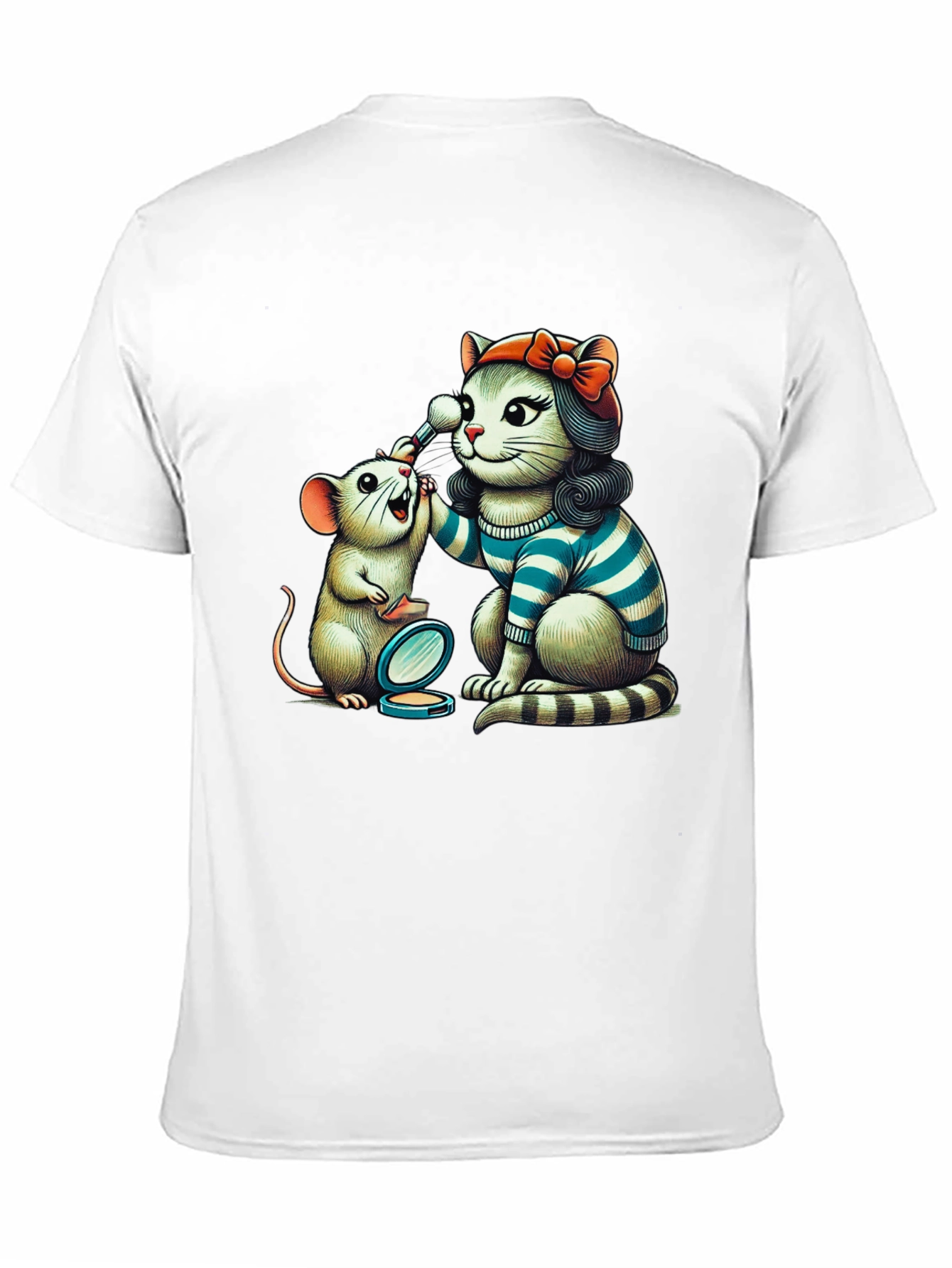 Cat & Mouse Makeup T-Shirt