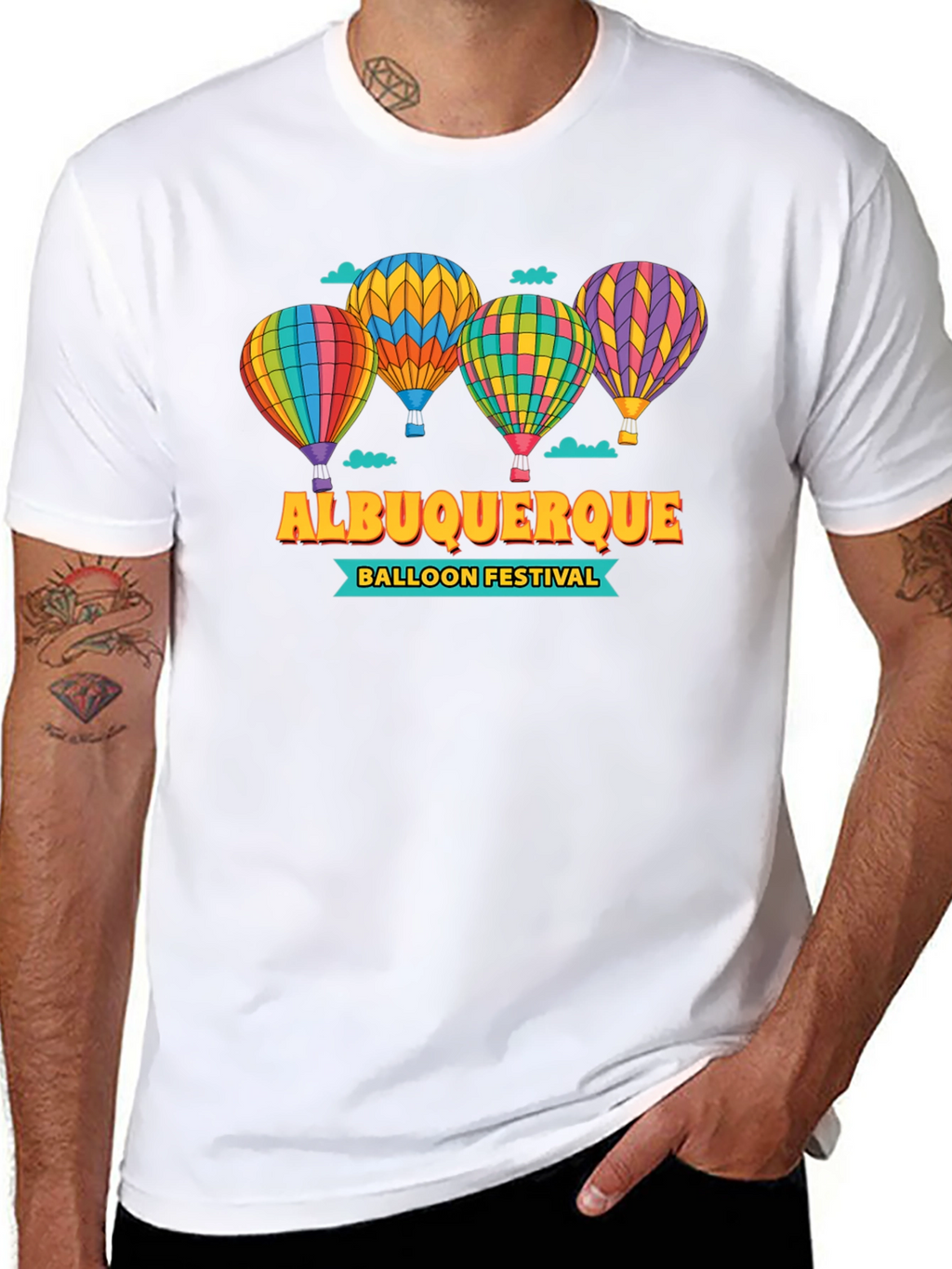 Albuquerque Balloon Festival Graphic Tee - Black
