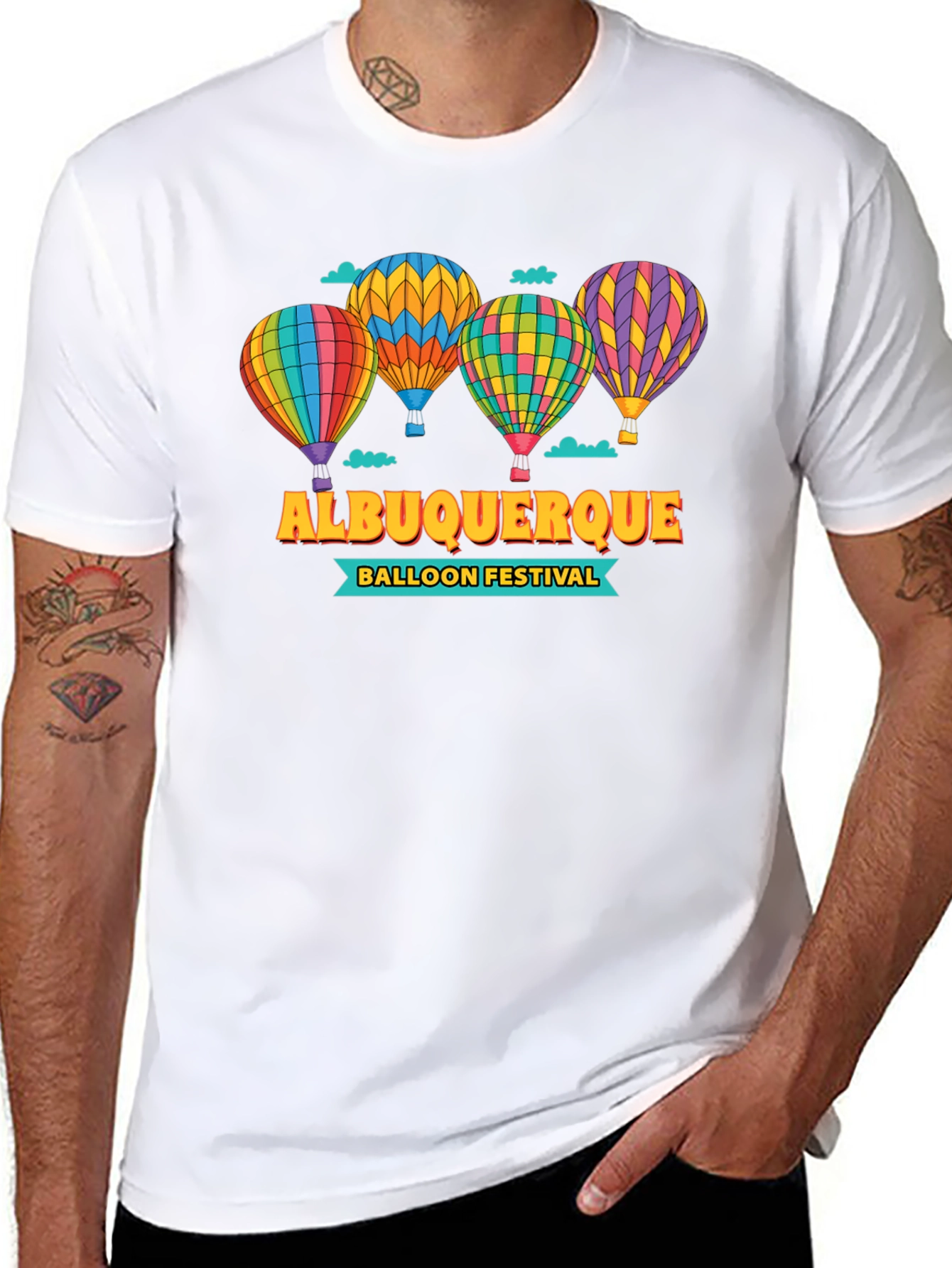 Albuquerque Balloon Festival Graphic Tee - Black