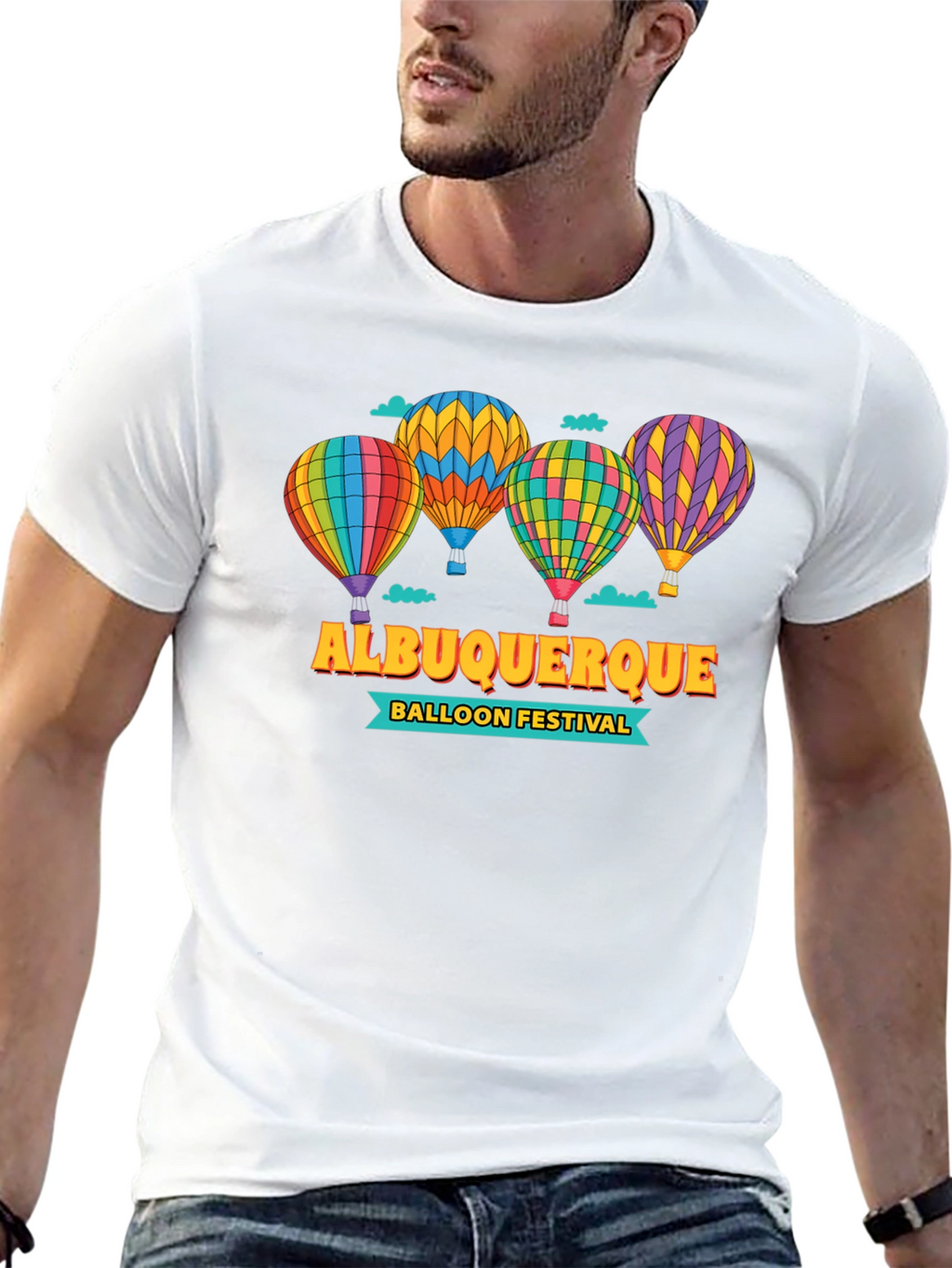 Albuquerque Balloon Festival Graphic Tee - Black