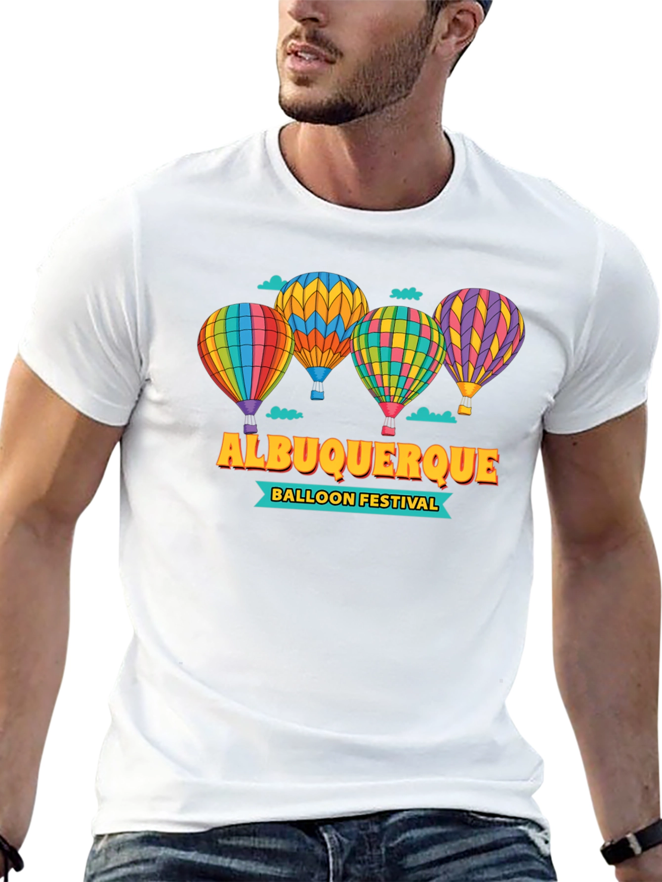 Albuquerque Balloon Festival Graphic Tee - Black
