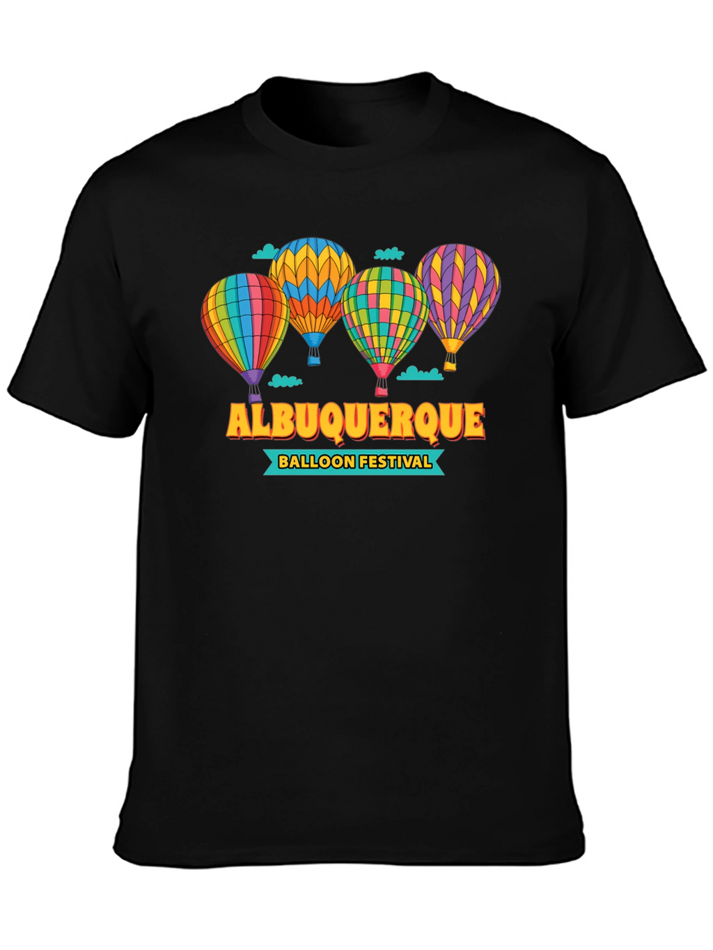 Albuquerque Balloon Festival Graphic Tee - Black
