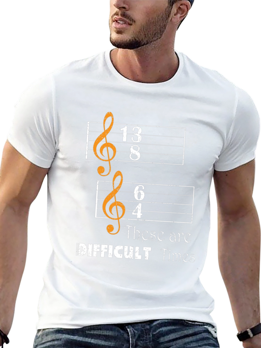 Difficult Times Music Pun T-Shirt