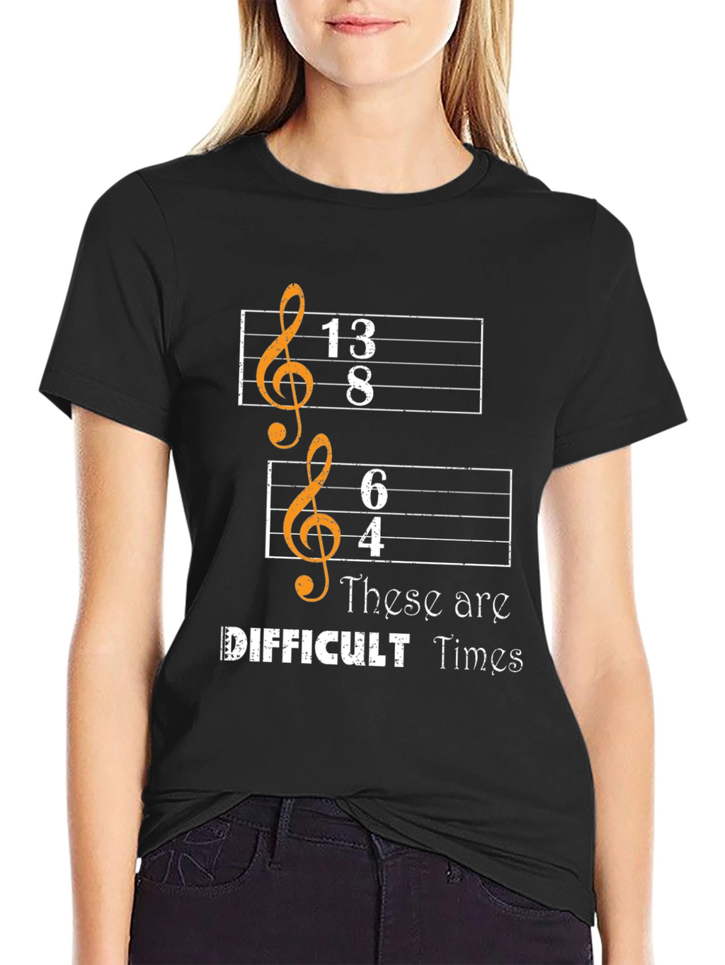 Difficult Times Music Pun T-Shirt