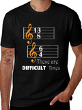 Difficult Times Music Pun T-Shirt