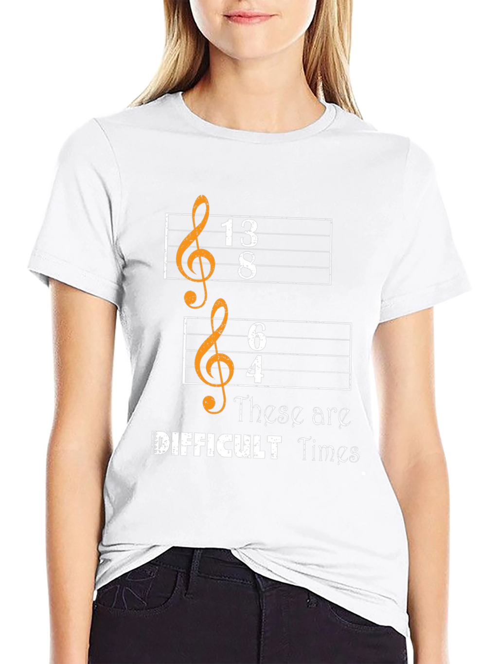 Difficult Times Music Pun T-Shirt