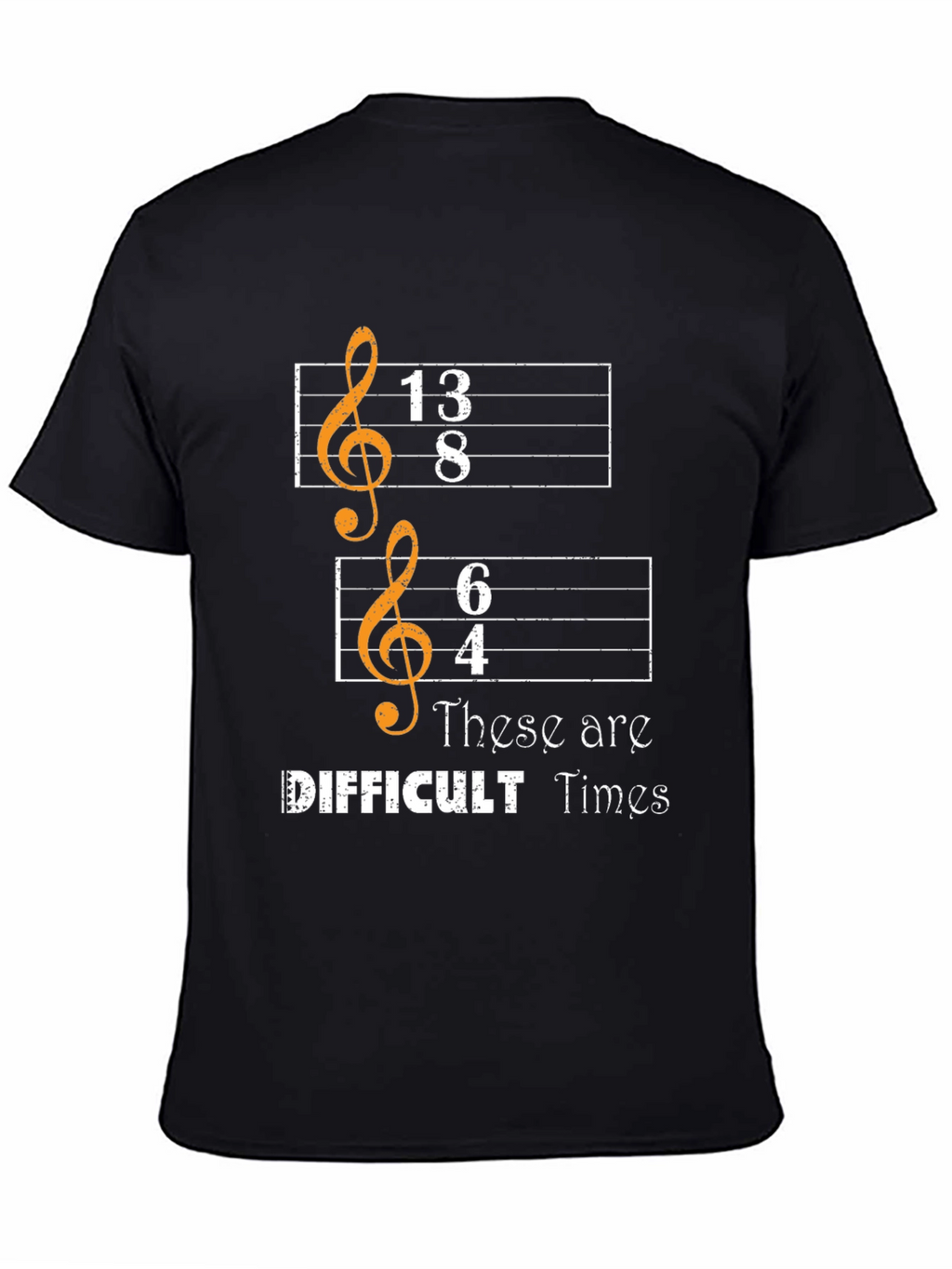 Difficult Times Music Pun T-Shirt