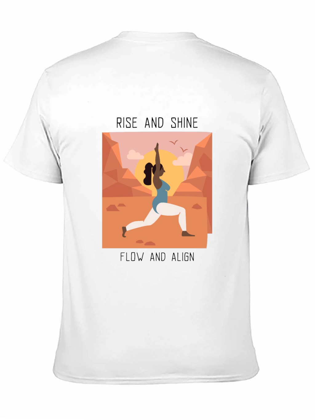 Yoga Graphic Tee - Rise and Shine