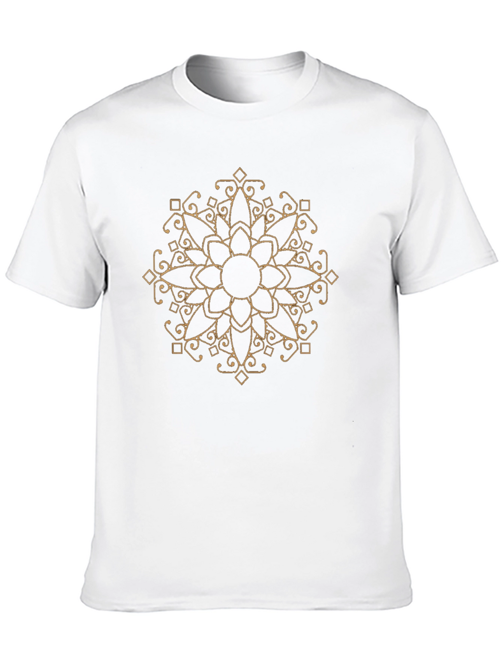 Geometric Mandala Graphic T-Shirt - Stylish & Comfortable